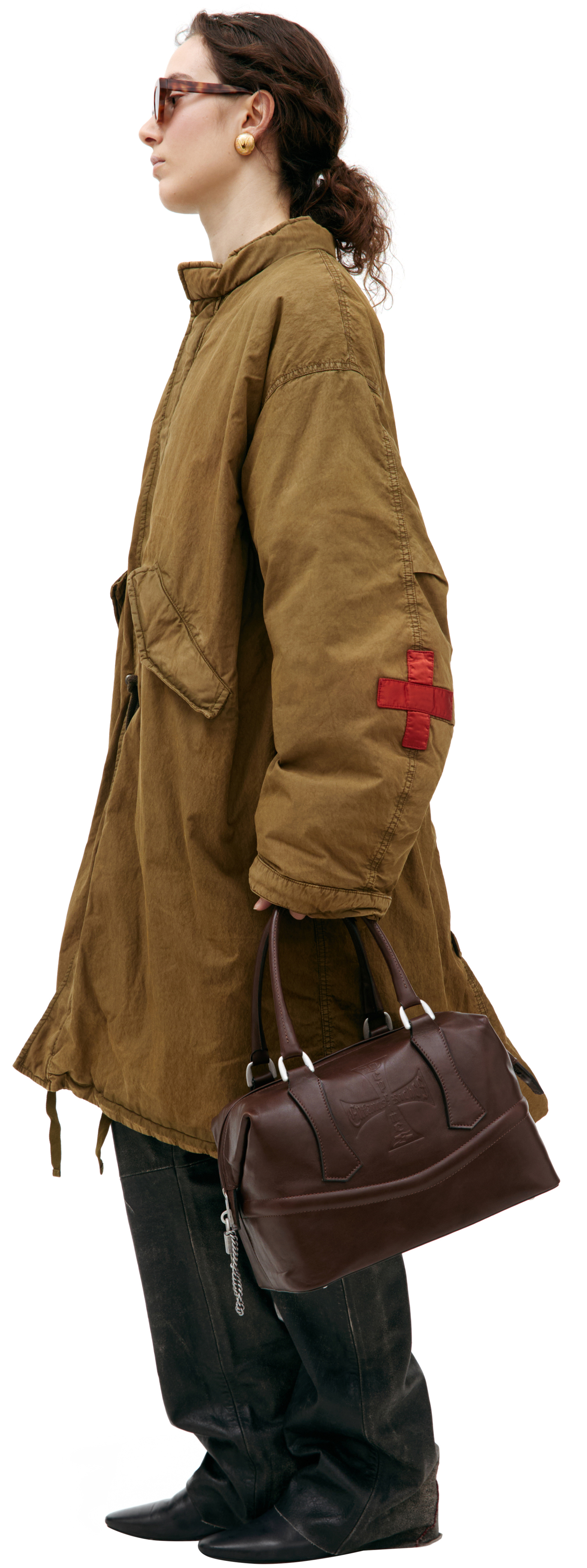 Enfants Riches Déprimés Jacket with crosses on the sleeves