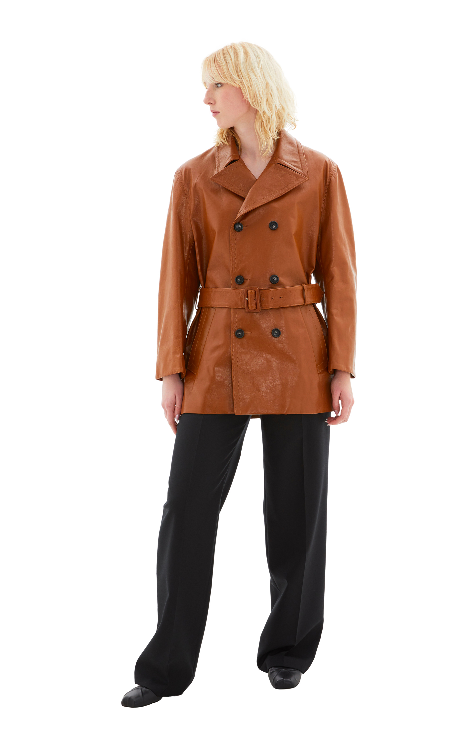 Marni Leather Dustercoat