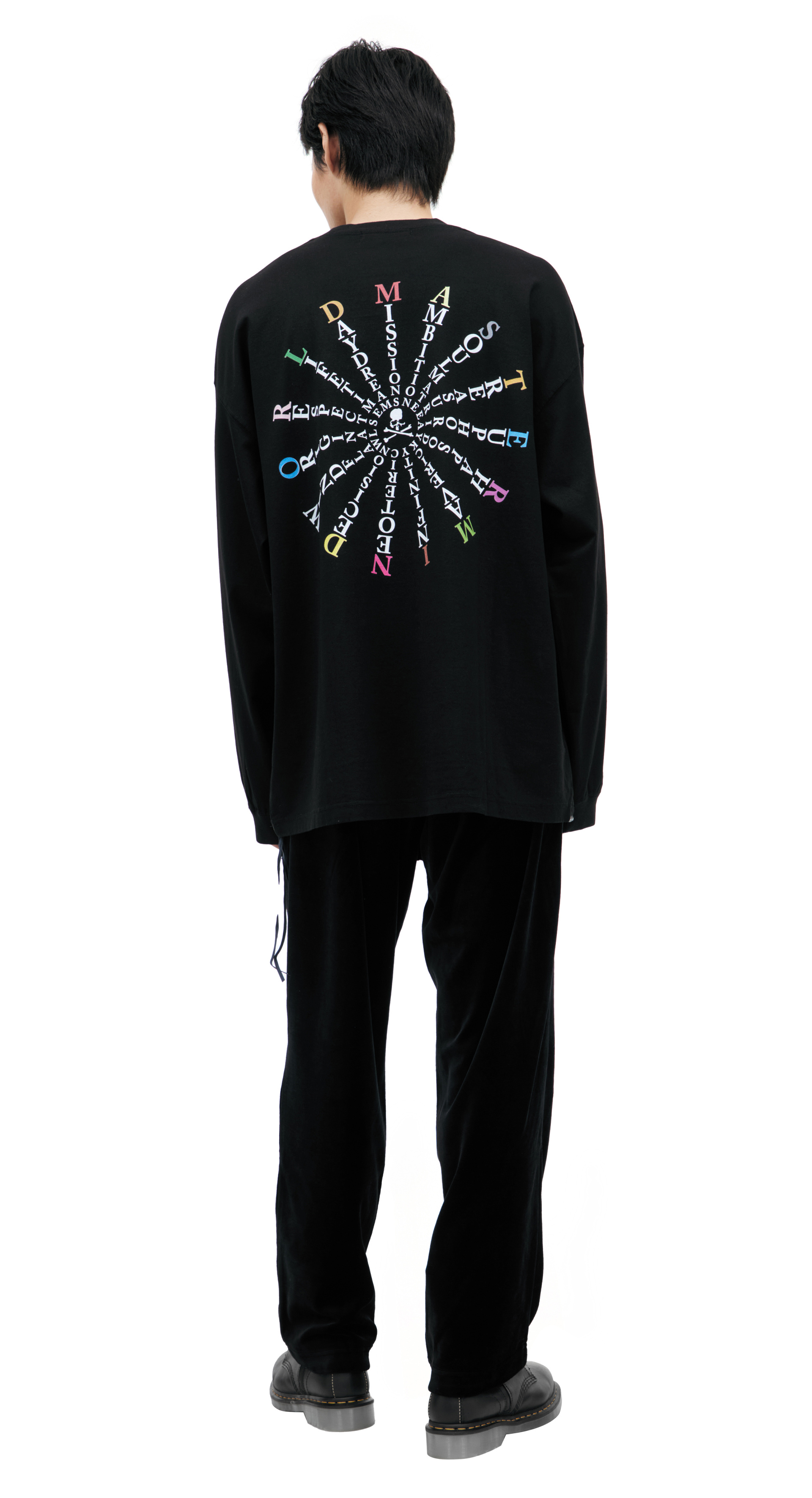 Mastermind WORLD Black longsleeve with print
