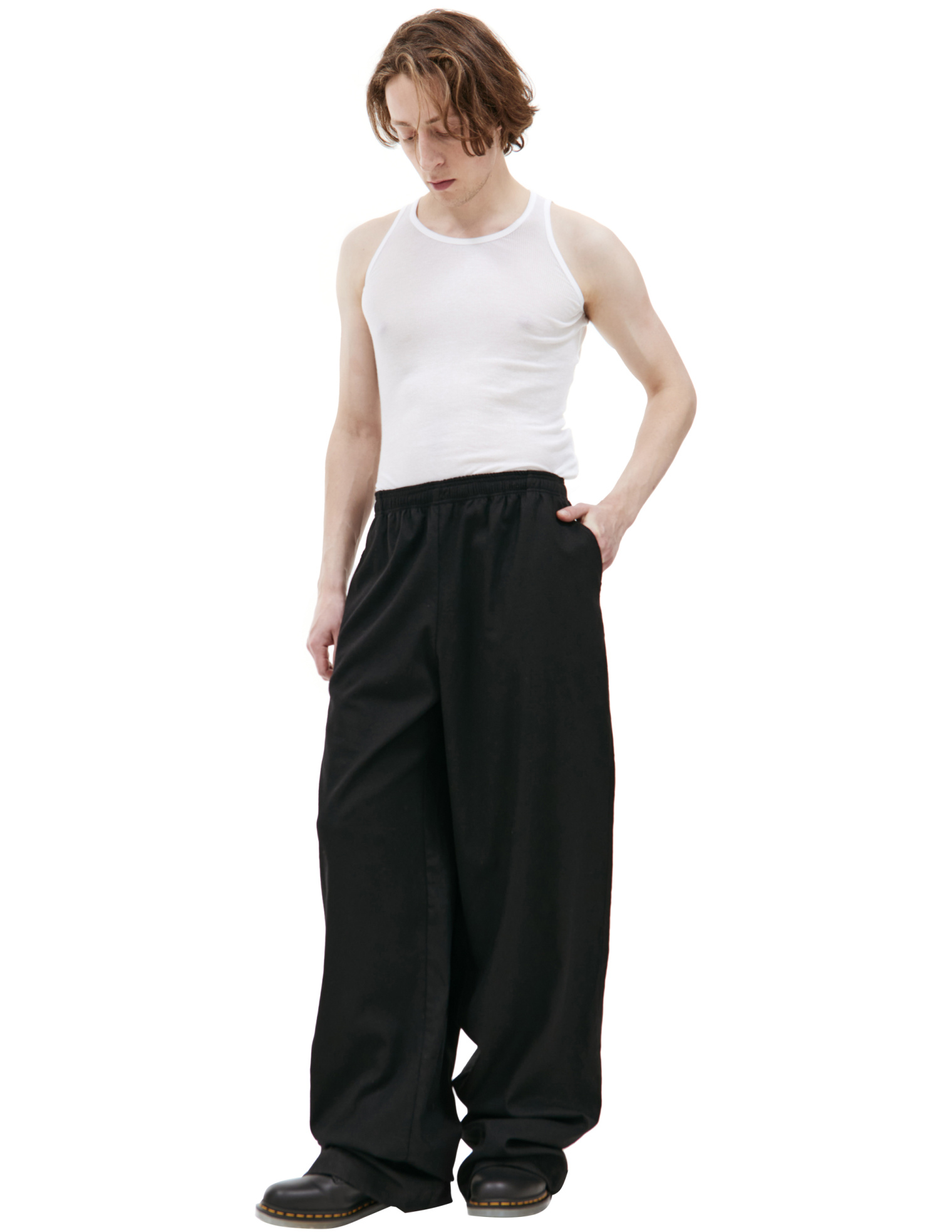 VTMNTS Black straight trousers