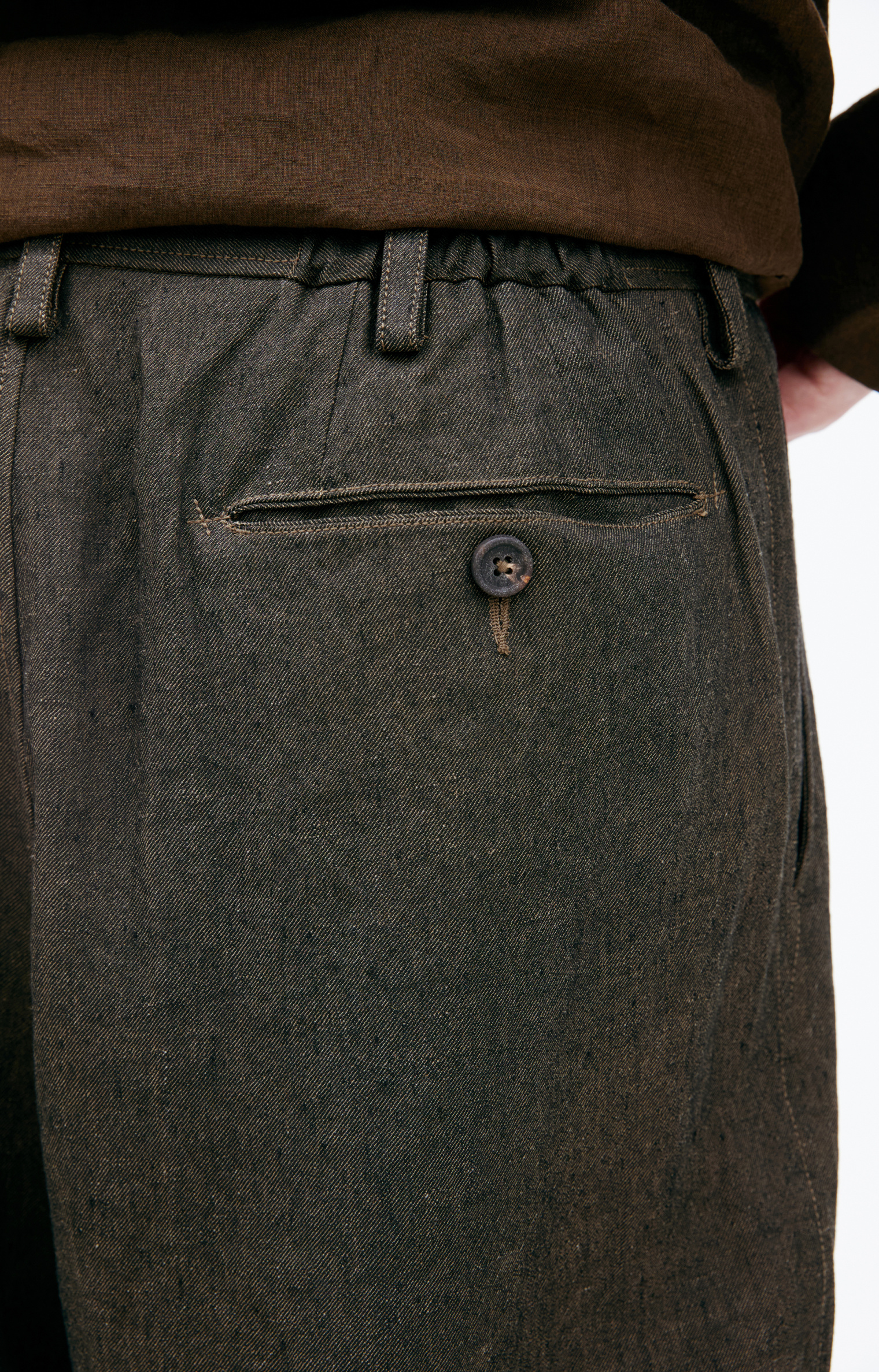 Ziggy Chen Khaki trousers