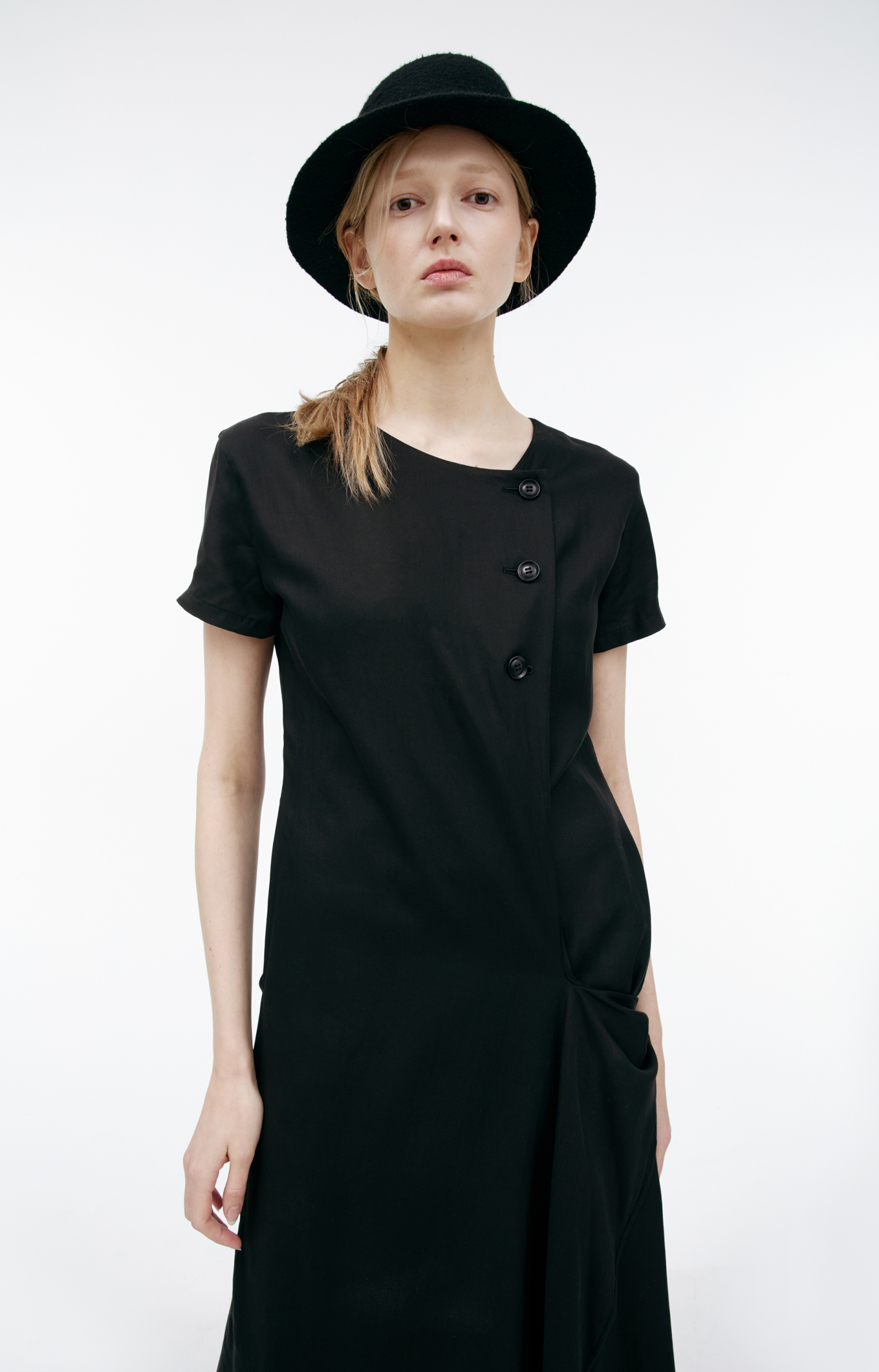 Y\'s Midi dress with buttons