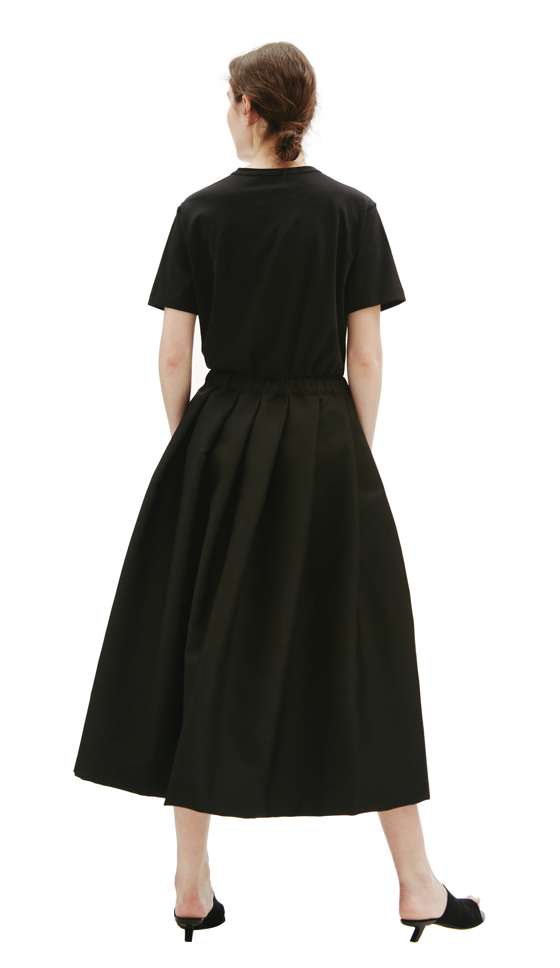 Comme des Garcons Black Midi Skirt