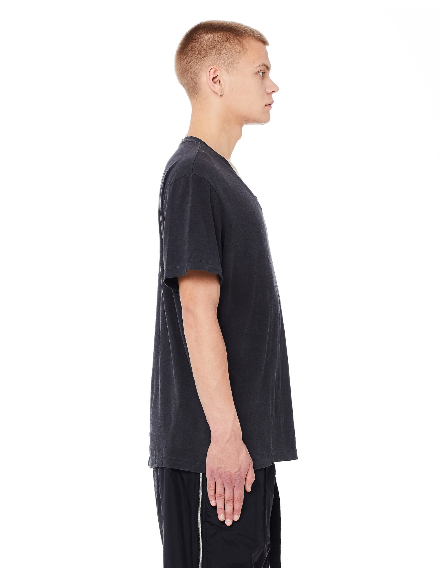 James Perse Dark Grey V-Neck T-Shirt