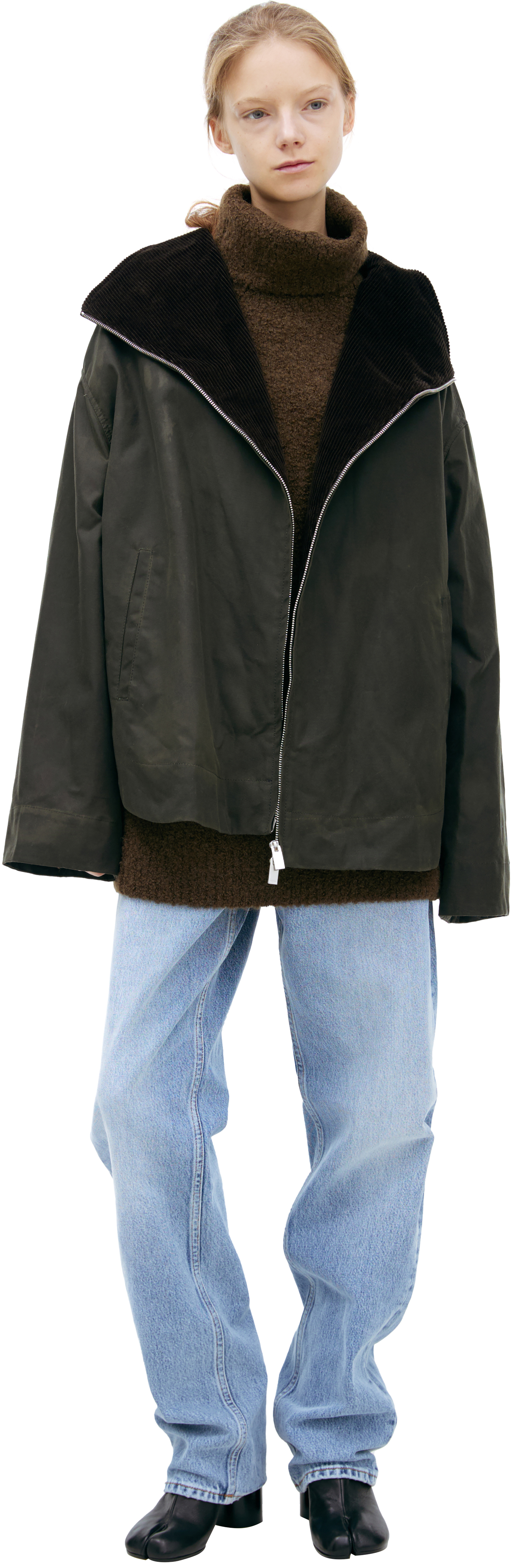 TOTEME Khaki zipper jacket