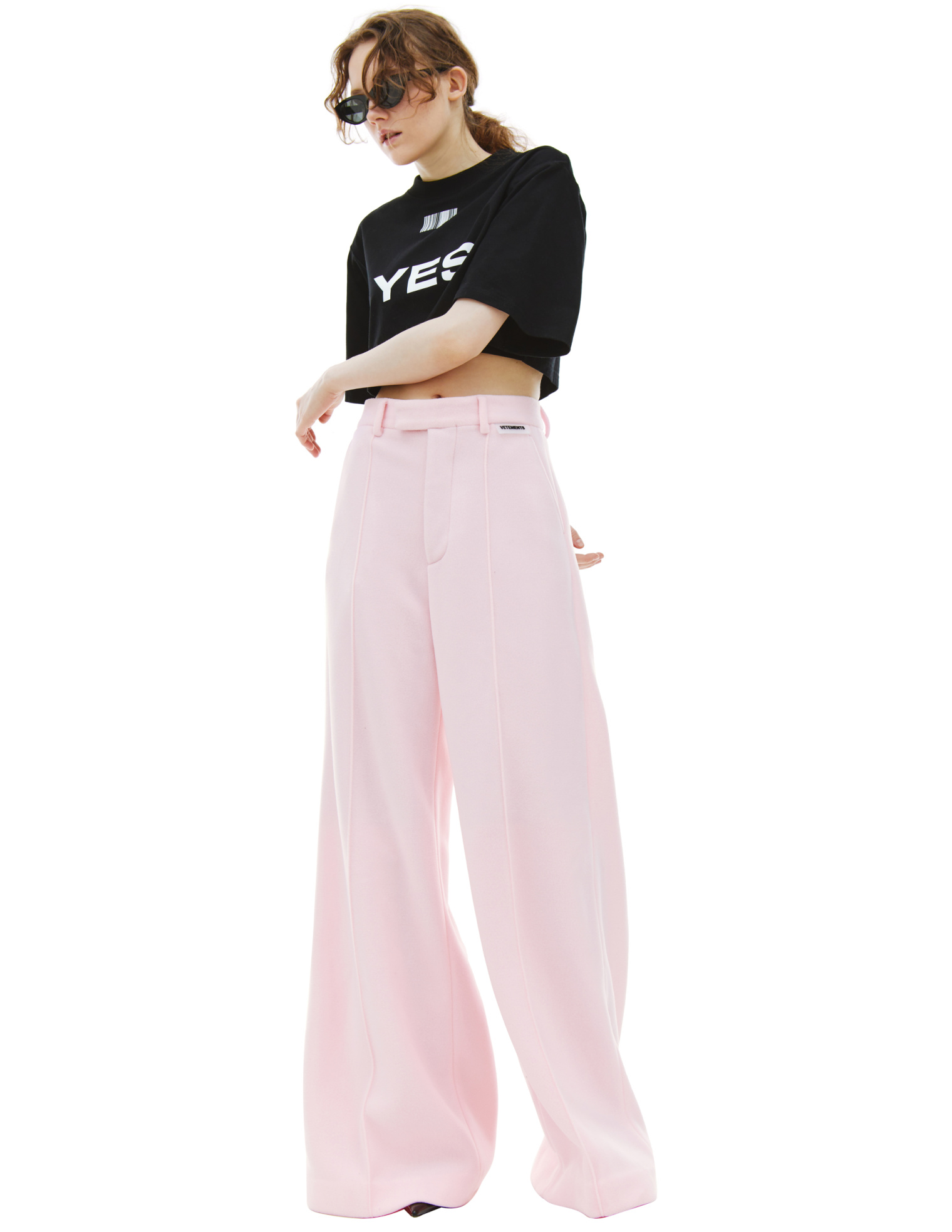 VETEMENTS Широкие брюки со стрелками
