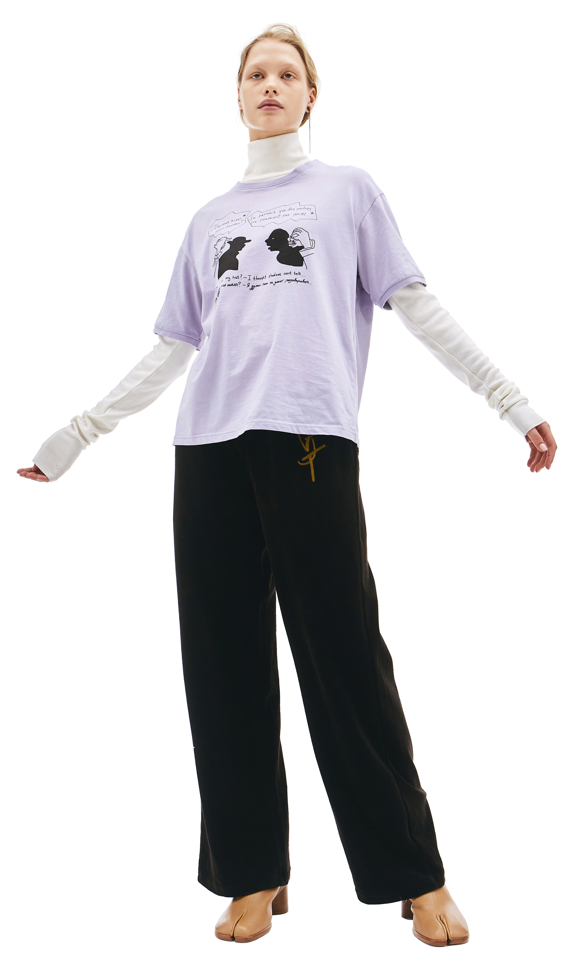 Vojettes Black & Green Embroidered Velvet Trousers