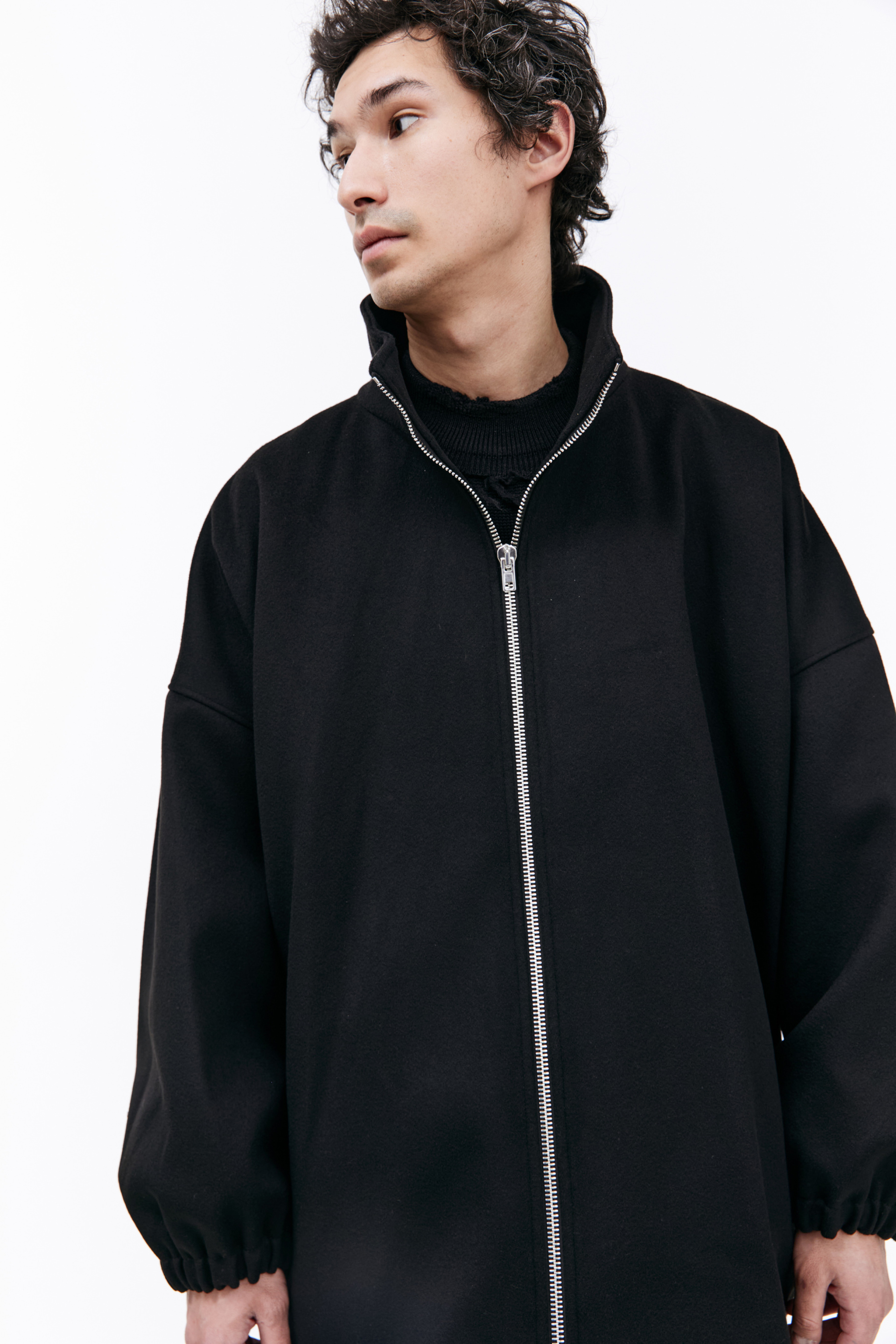 VETEMENTS Wool zip up sweater