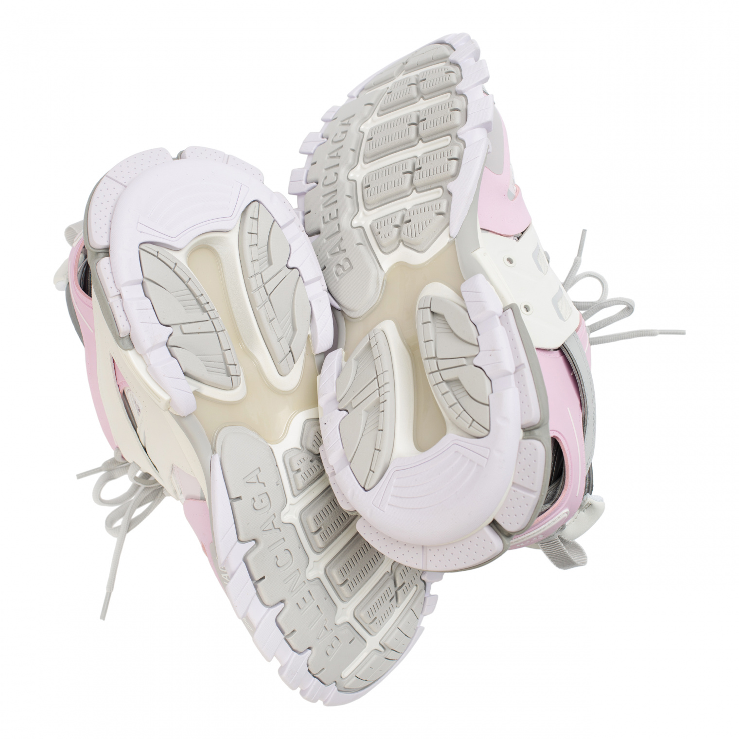 Buy Balenciaga women pink track led sneakers for $1,334 online on 