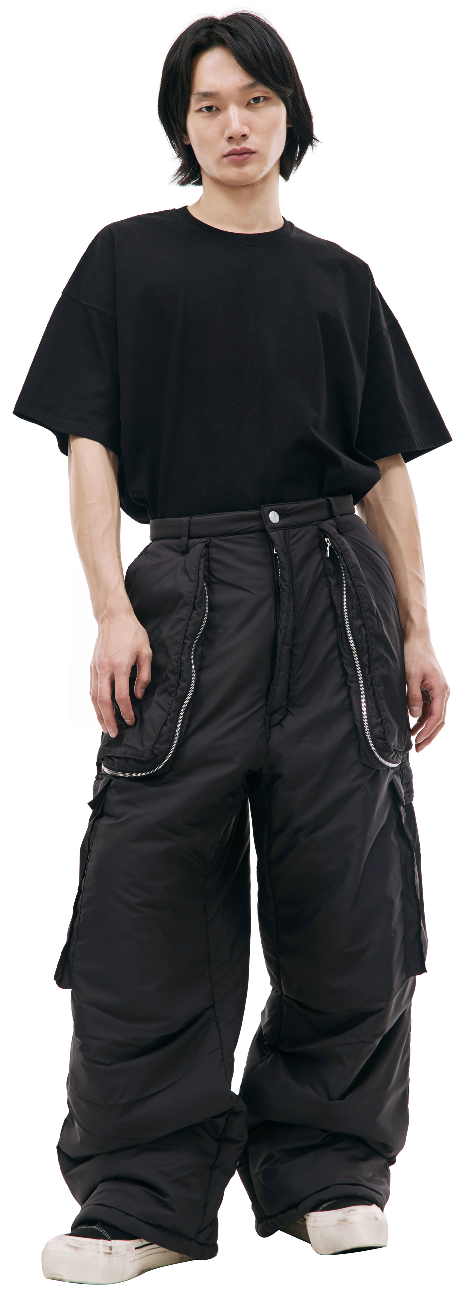 B1ARCHIVE Black cargo trousers