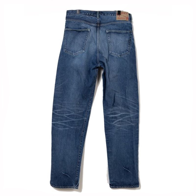 Maison Mihara Yasuhiro Blue jeans with scuffs