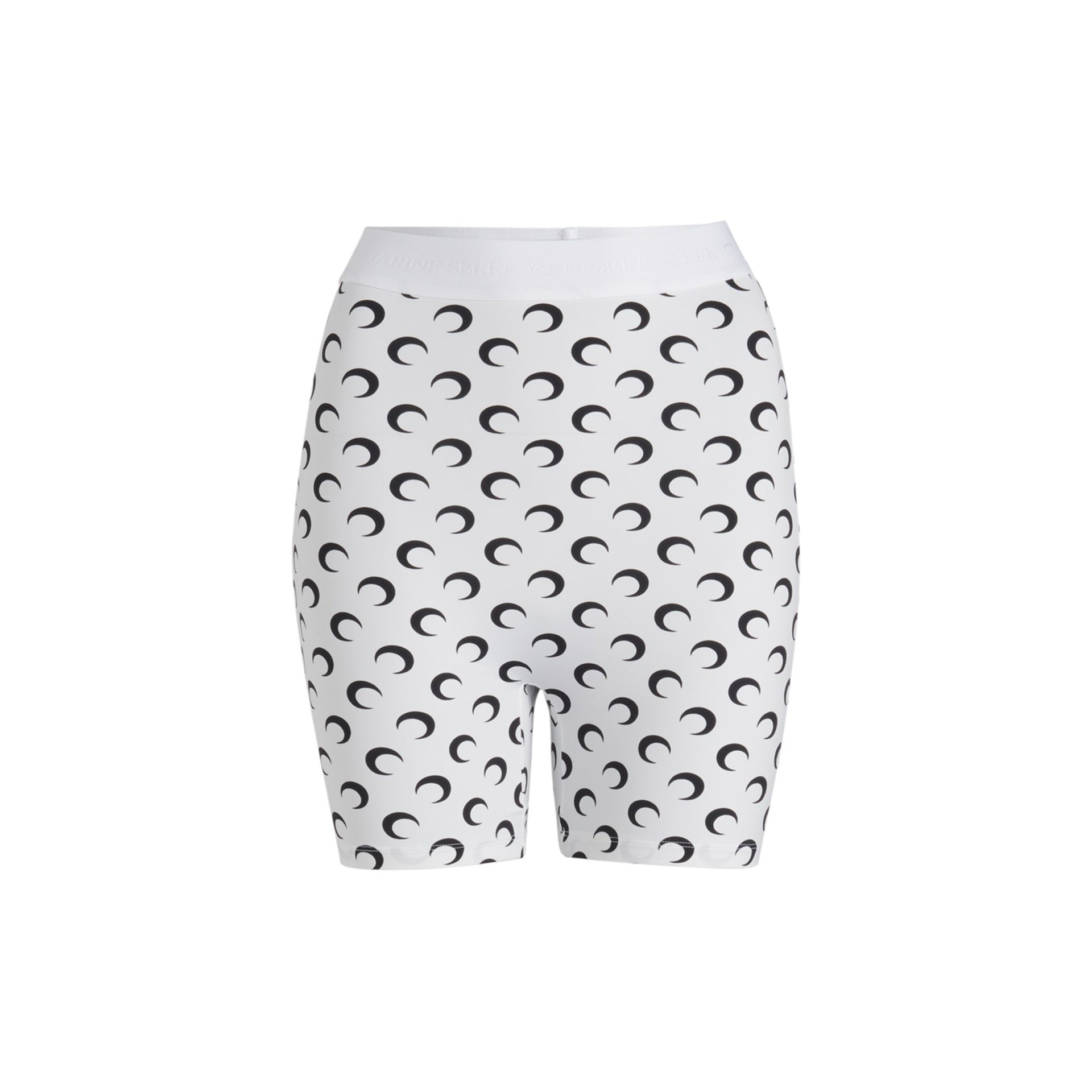 MARINE SERRE Moon Printed Jersey Biker Shorts