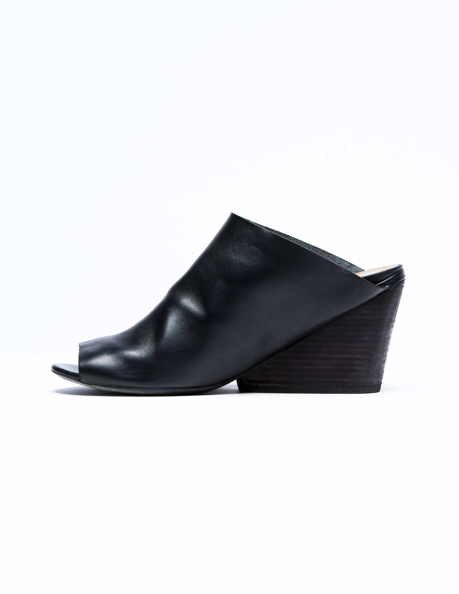 Marsell Leather open toe wedge sandals