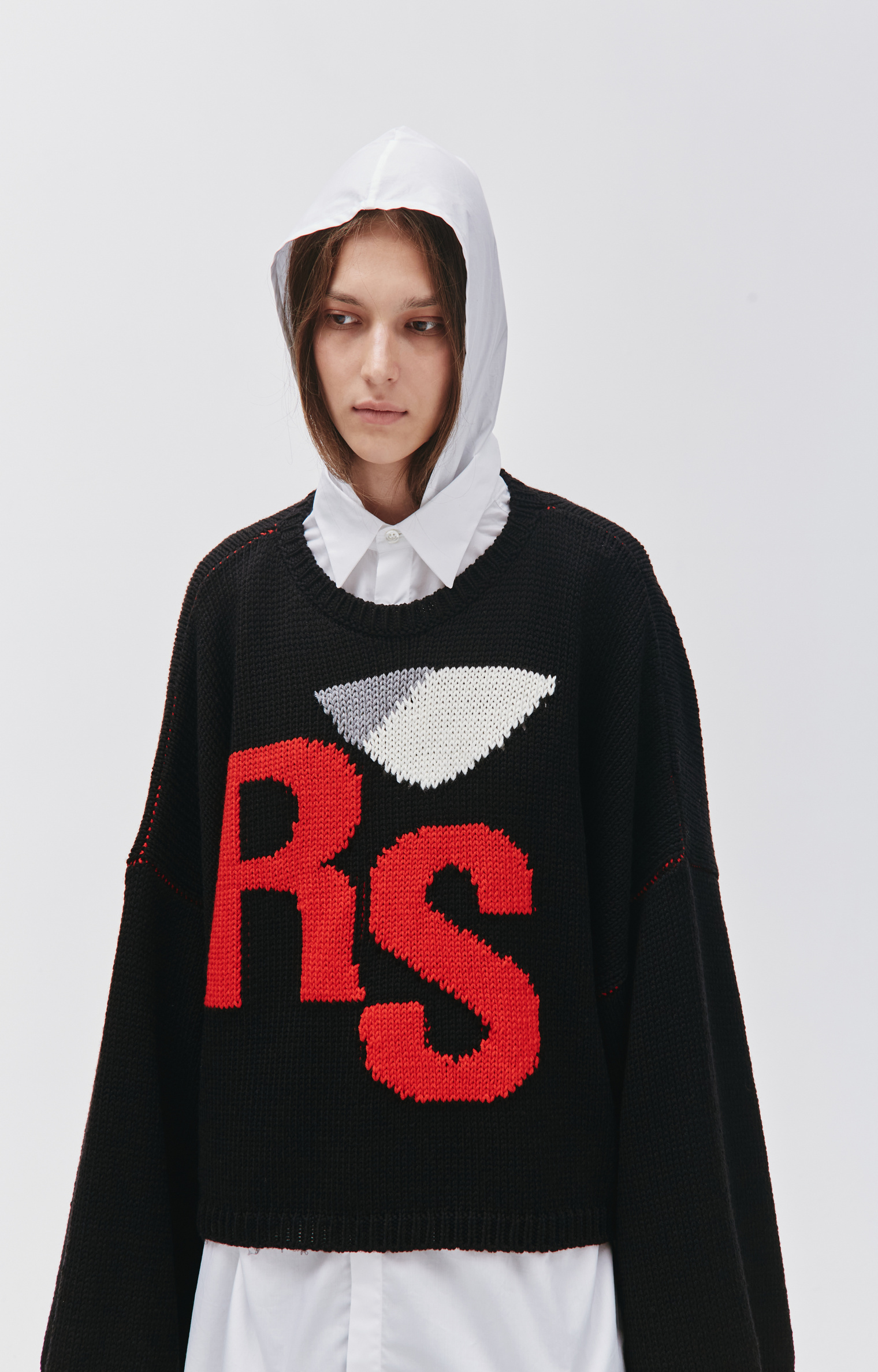 Raf Simons RS Knit Sweater in Black