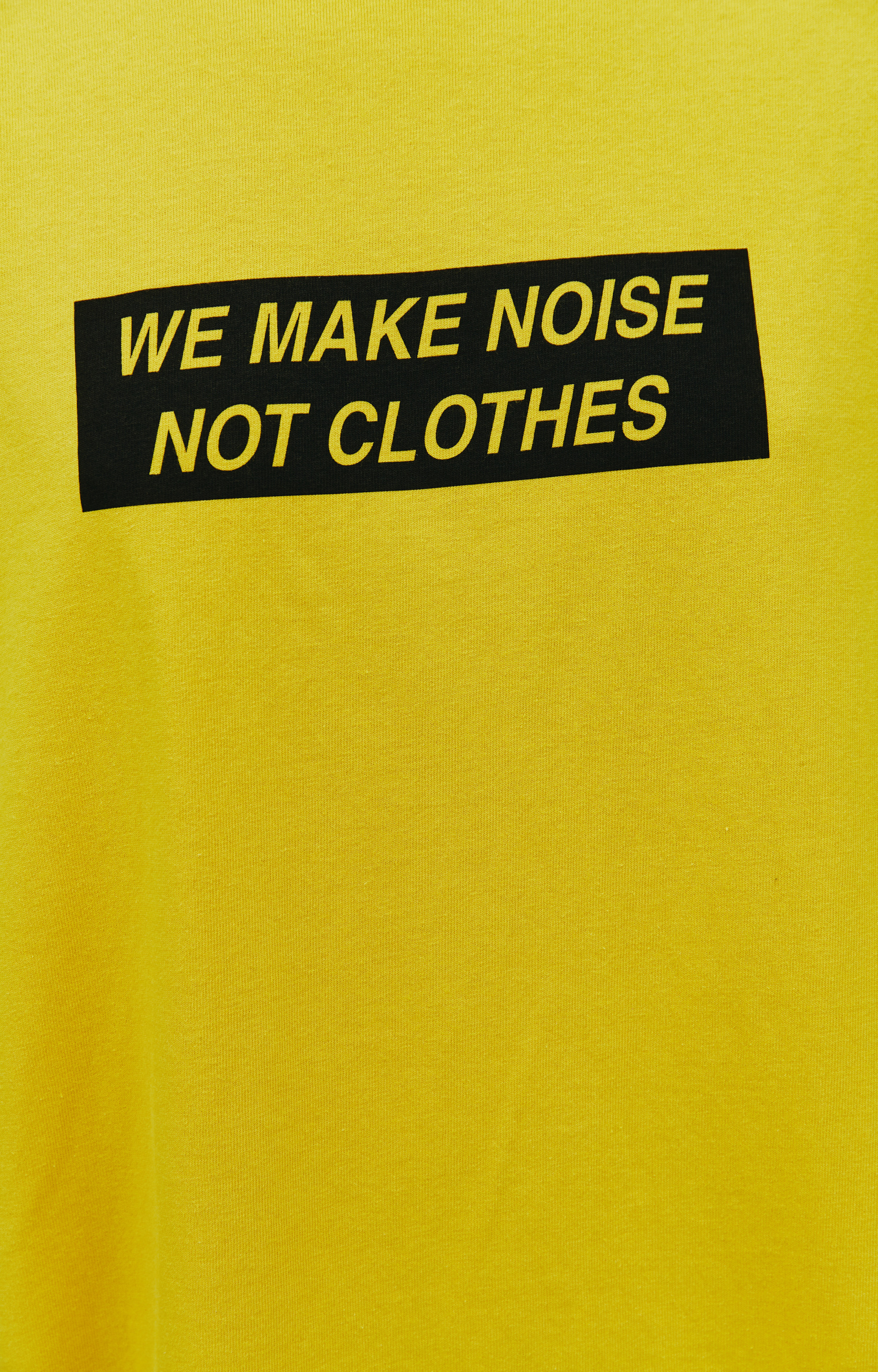 Undercover Желтая футболка We Make Noise