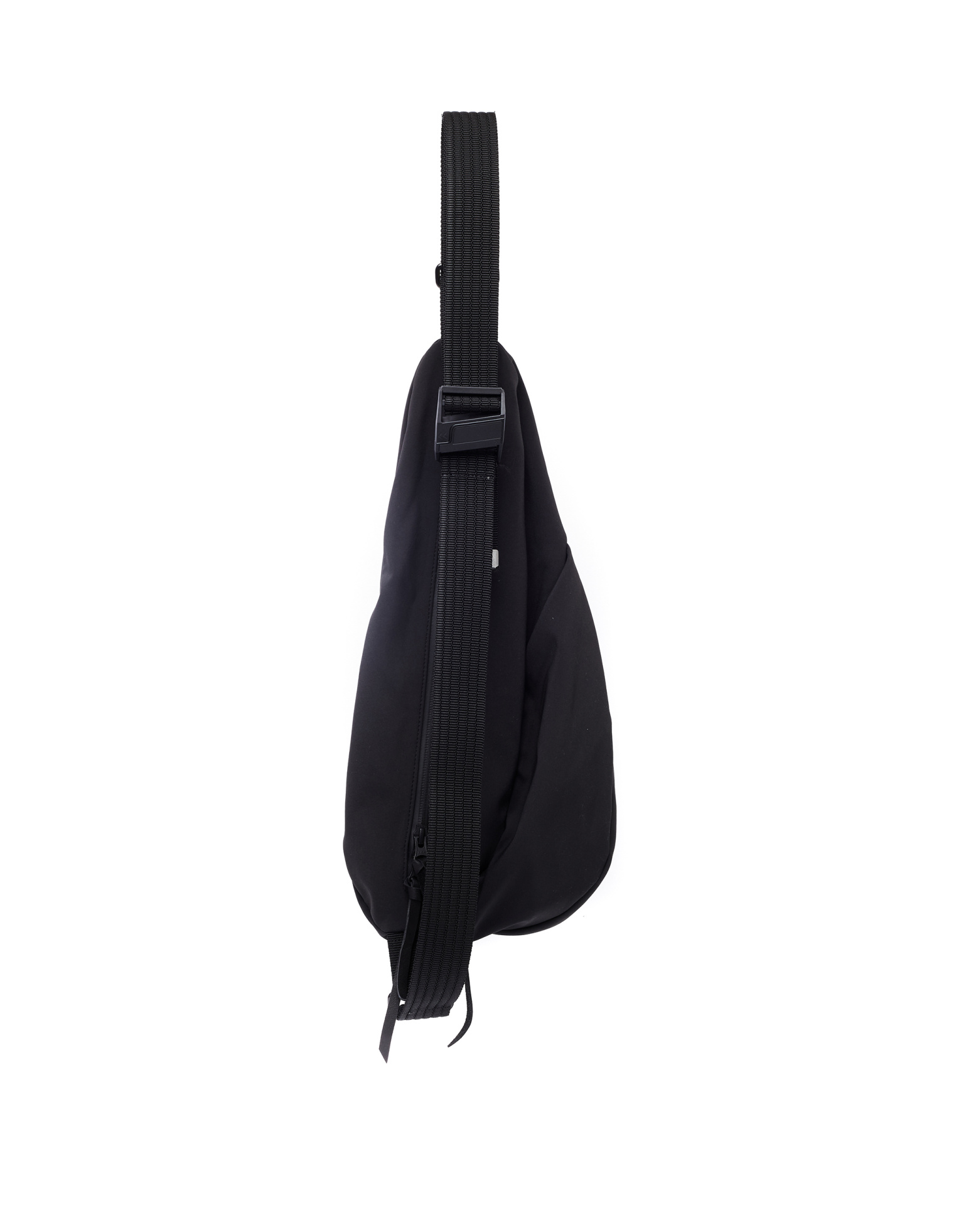 The Viridi-Anne Black Textile Crossbody Bag