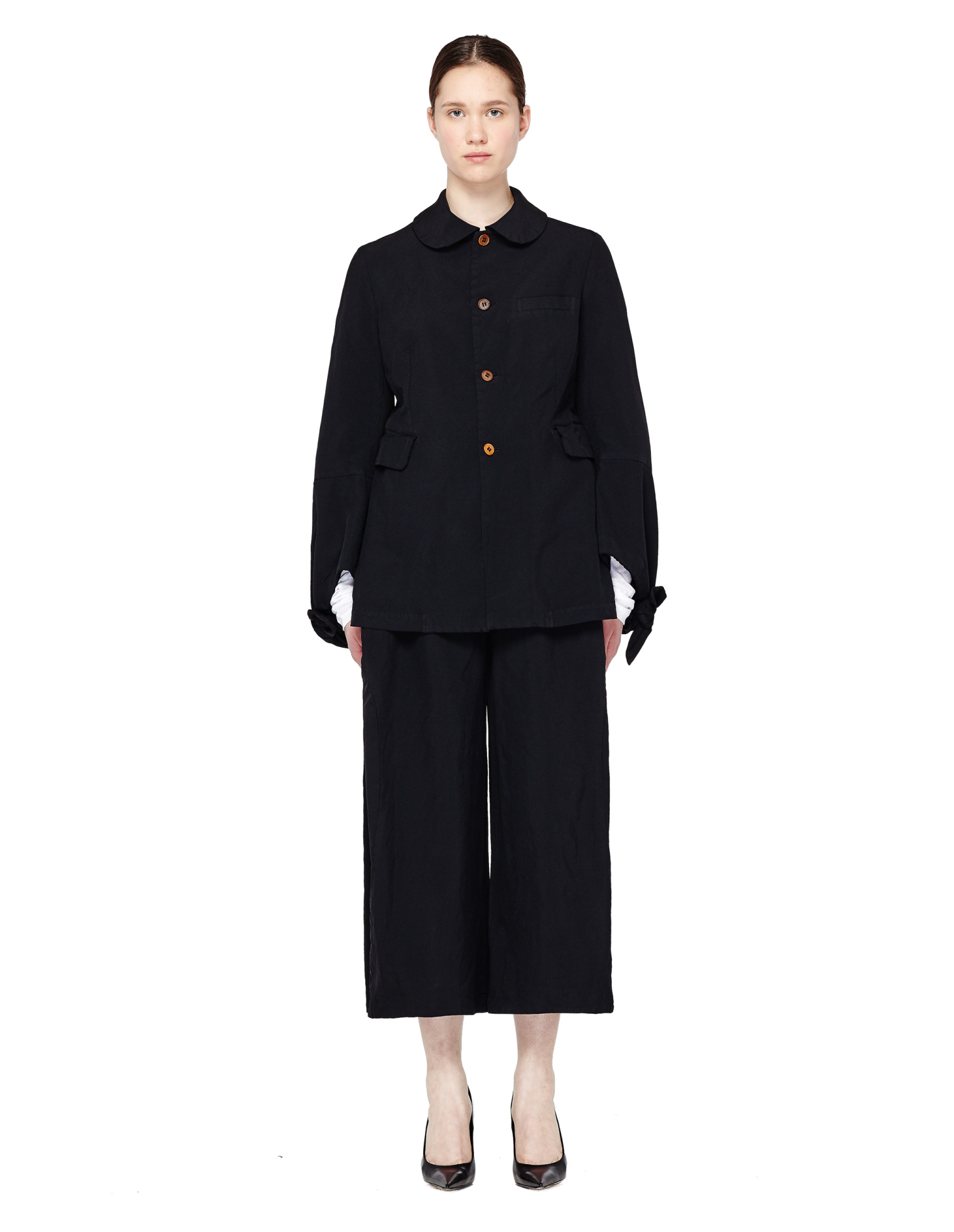 Comme des Garcons CdG Black Jacket With Knots