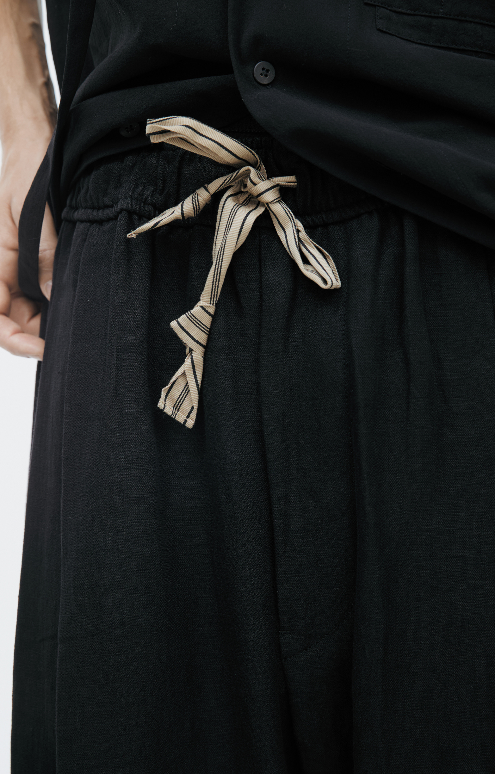 Ziggy Chen DRAWSTRING TROUSERS