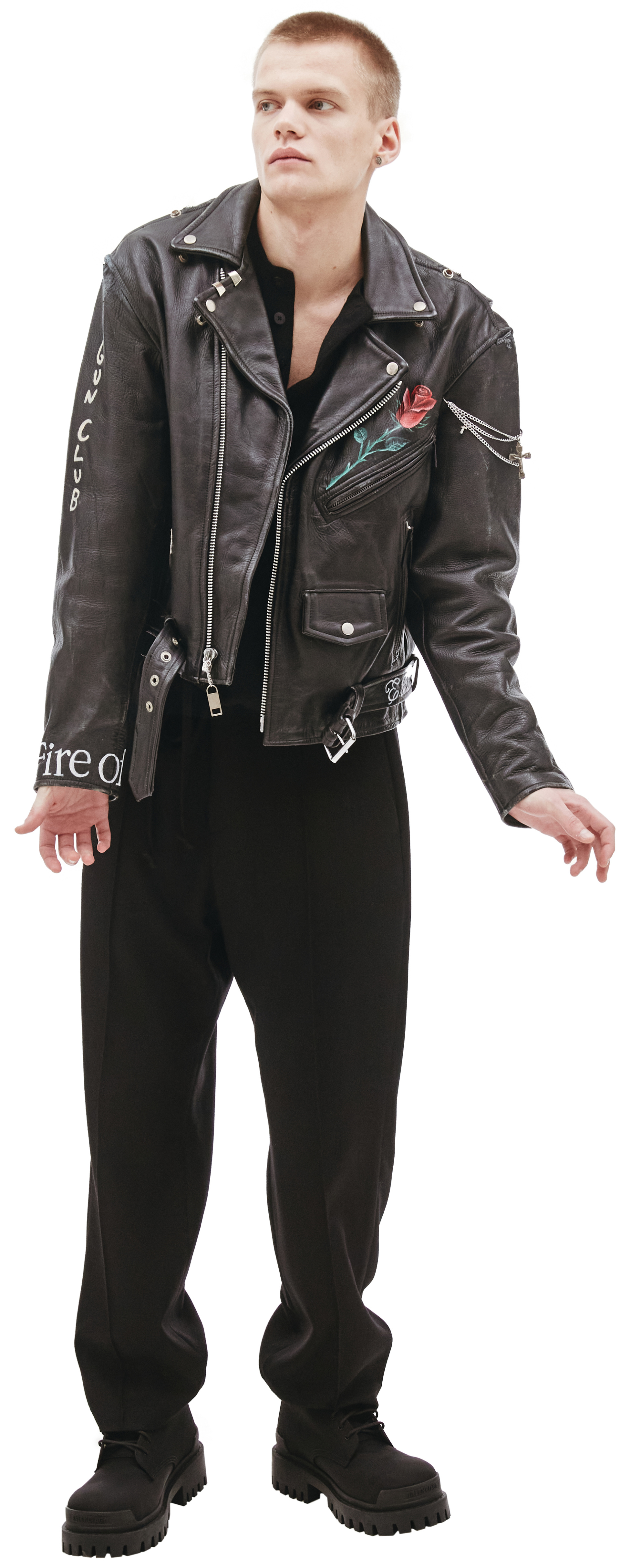 Enfants Riches Déprimés ERD X SVMOSCOW Leather Jacket