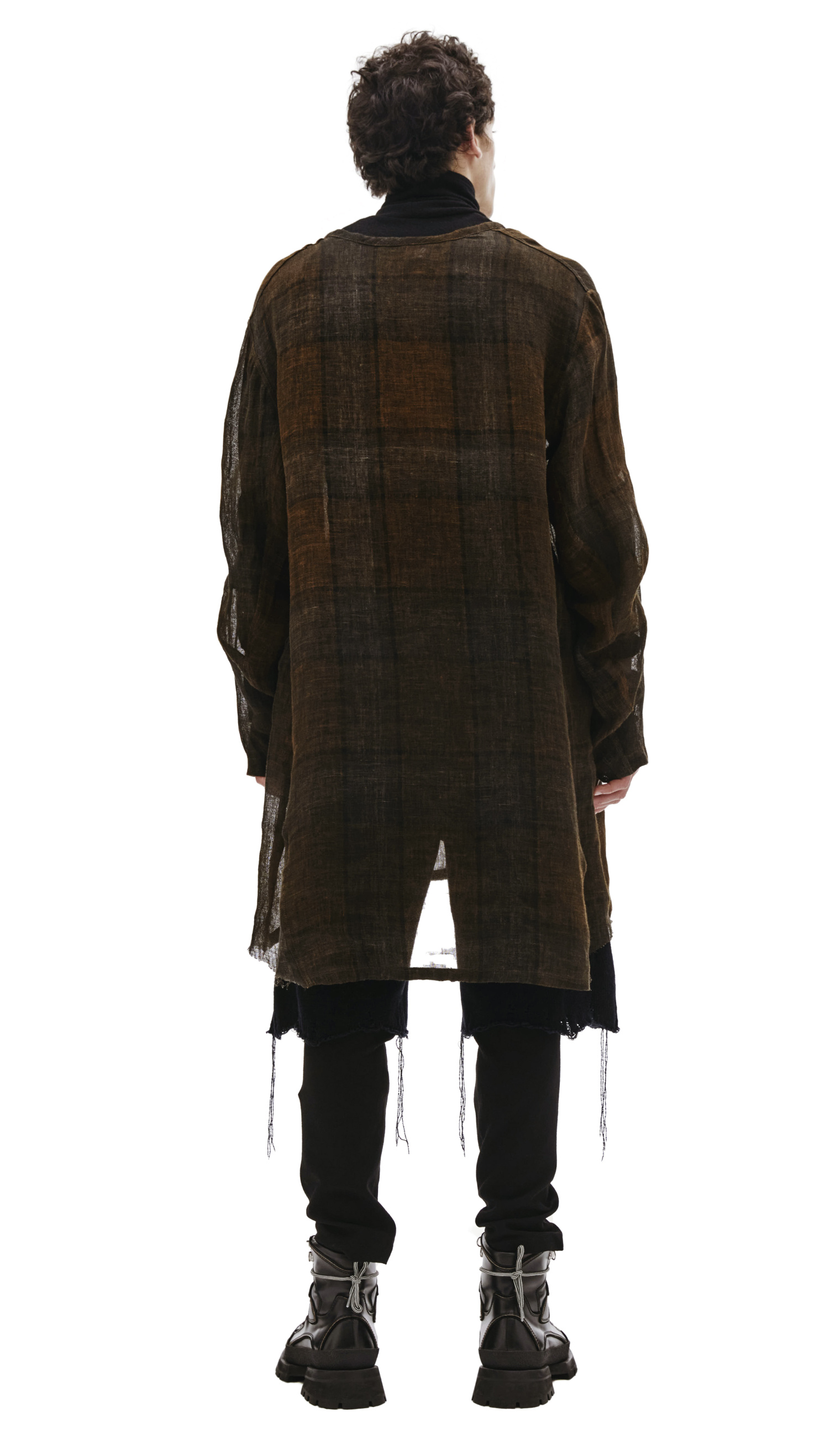 Ann Demeulemeester Рубашка из тонкого льна