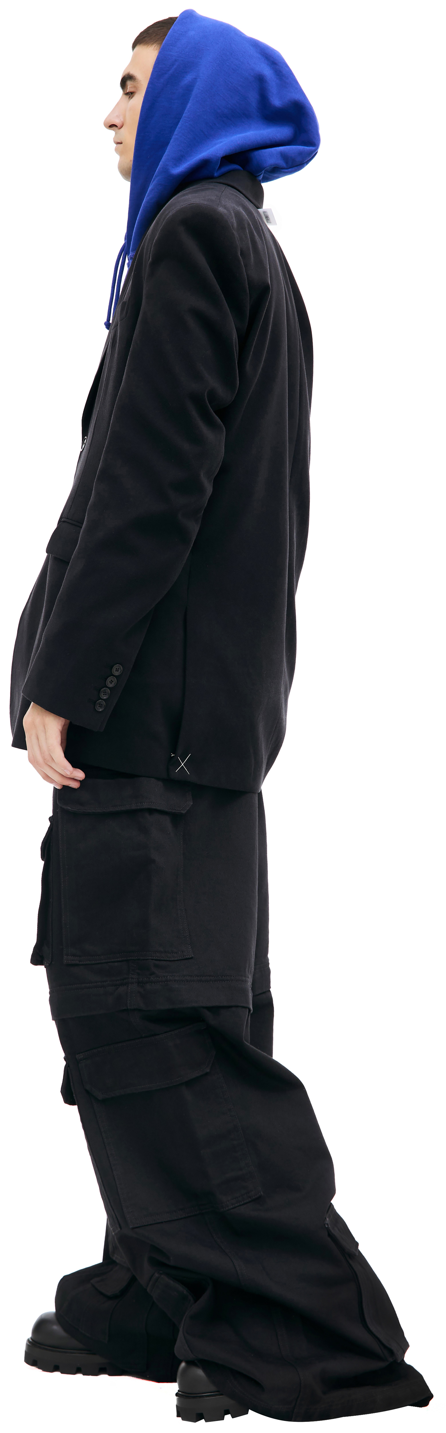 VETEMENTS Black oversized jacket