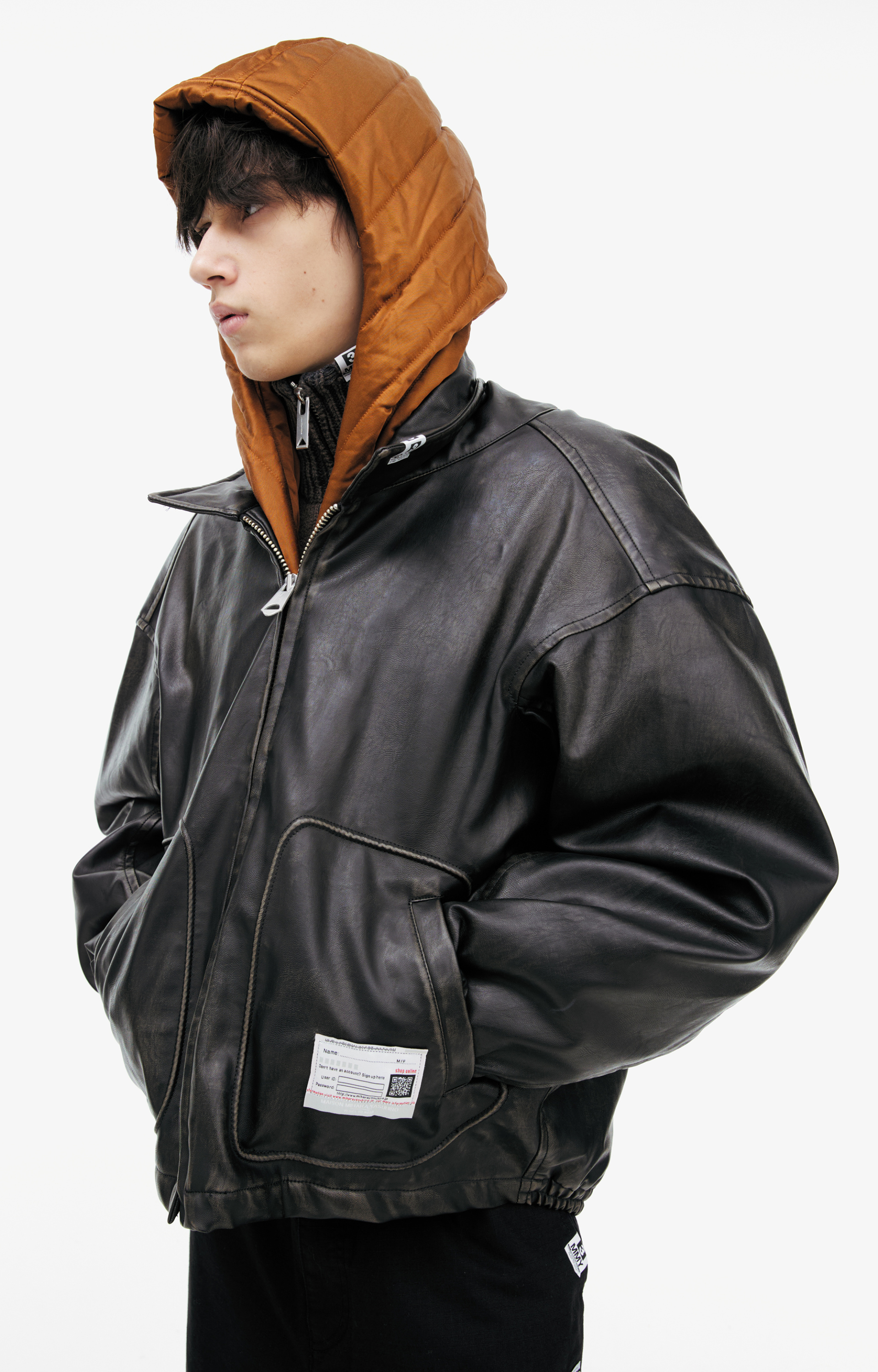Maison Mihara Yasuhiro Jacket with sewn-in hood