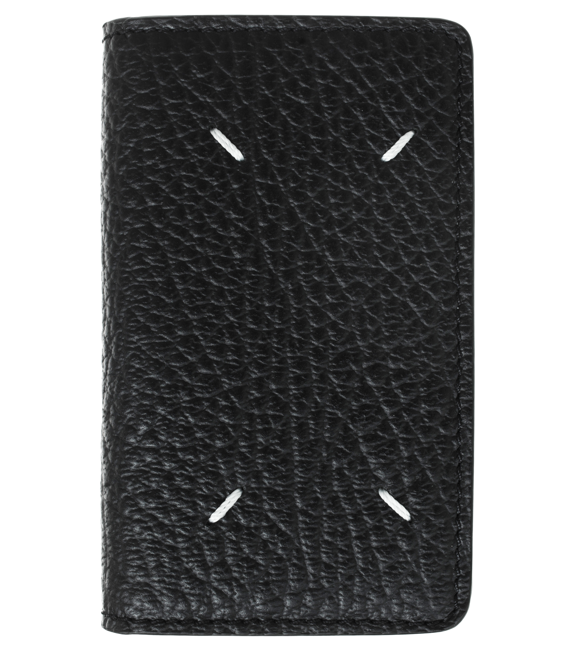 Maison Margiela Black Four Stitches Card Holder