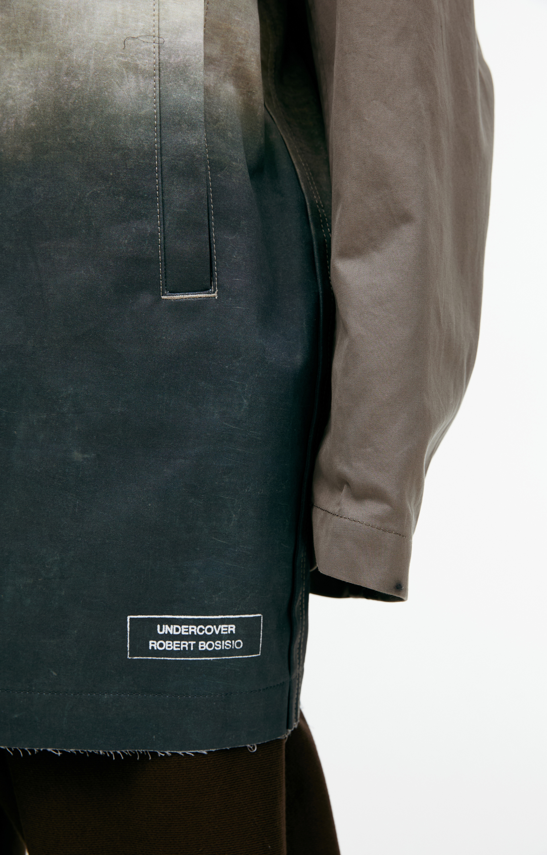 Undercover Coat with contrasting buttons