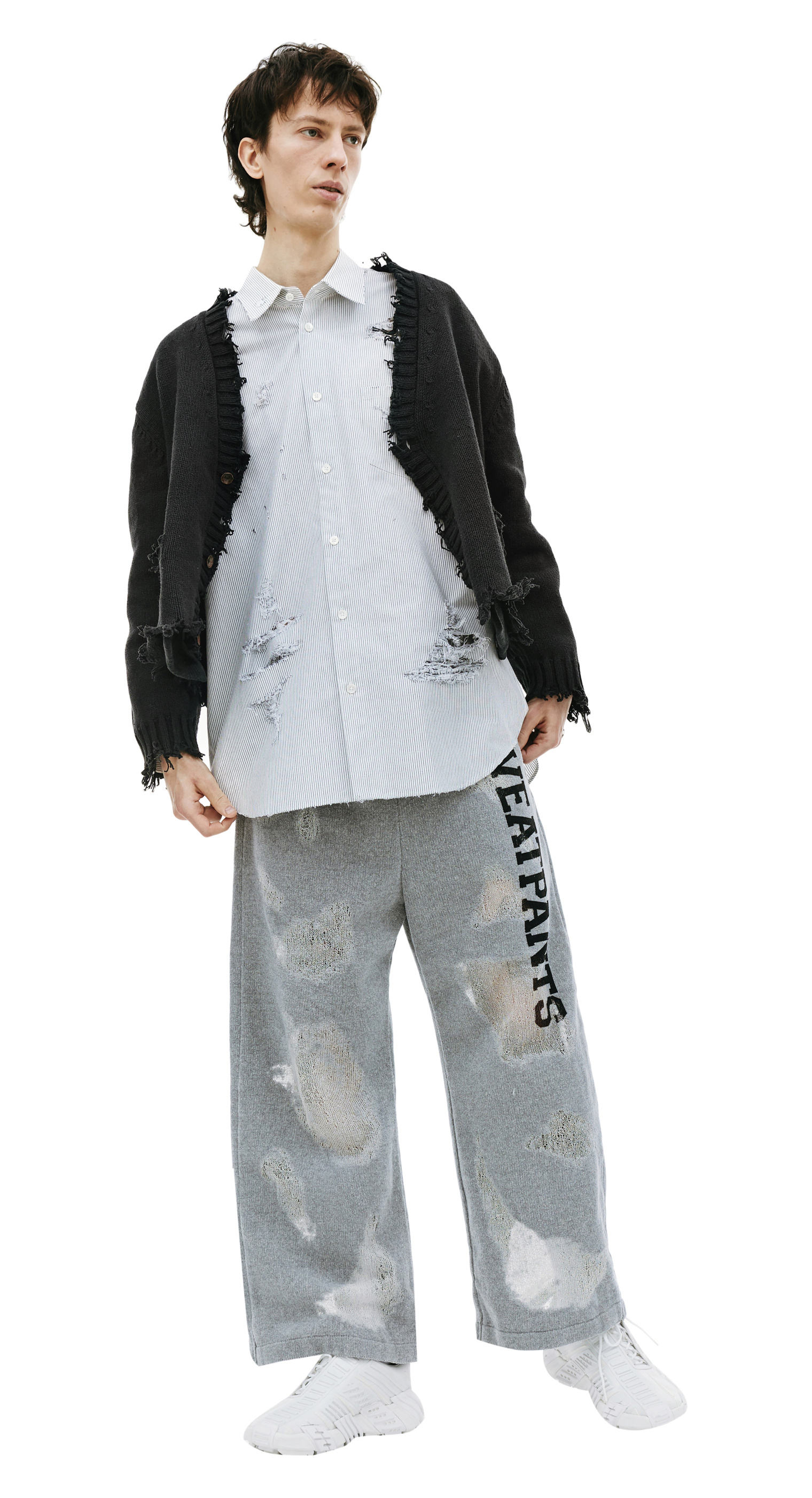 Doublet Oversized cut-off cardigan