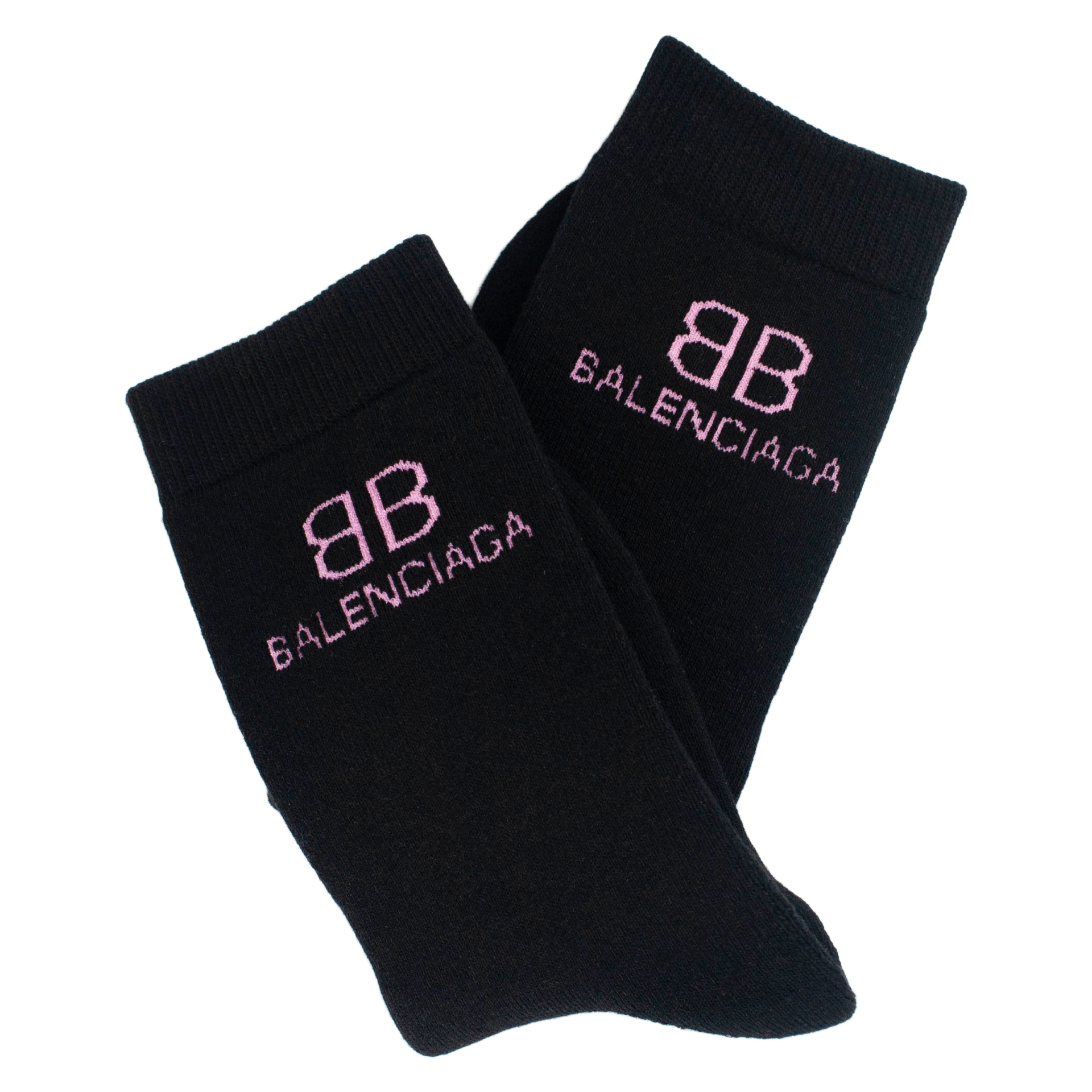 Balenciaga Black Logo Socks