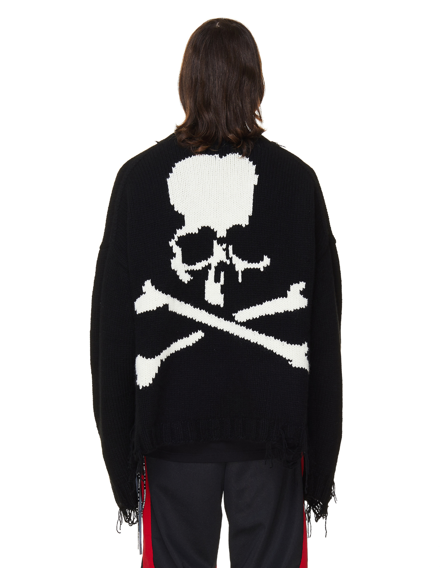 Mastermind WORLD Oversized Cashmere Skull Crew Neck Sweater