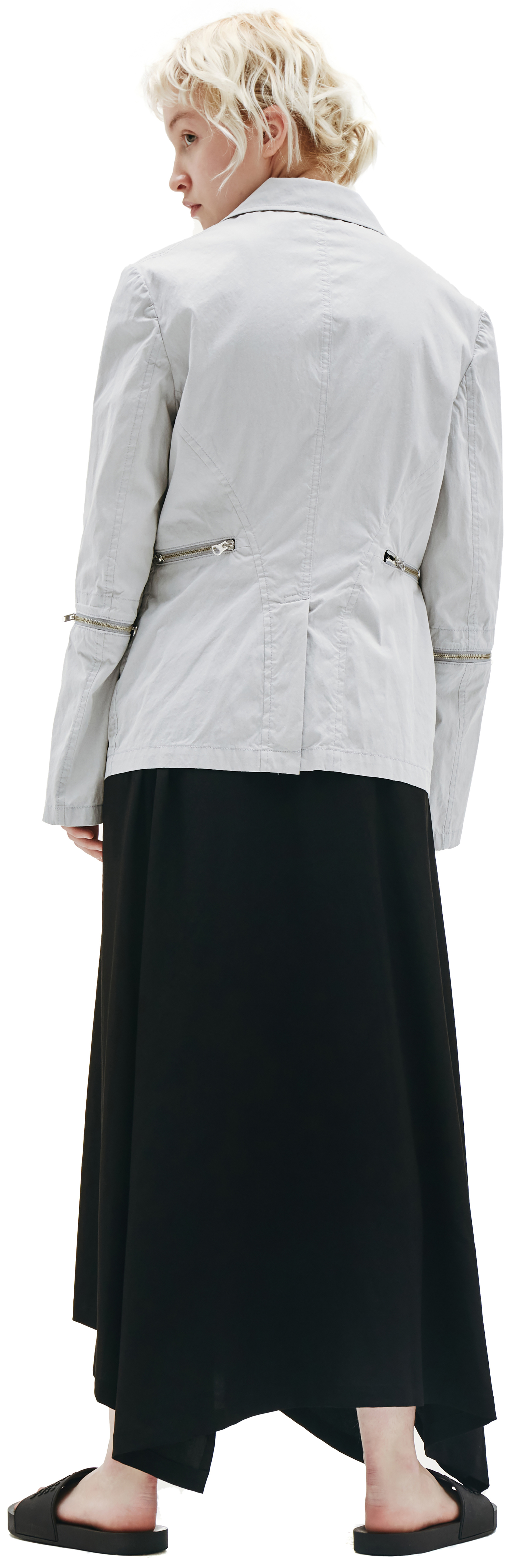 Y\'s Light Grey Cotton Jacket