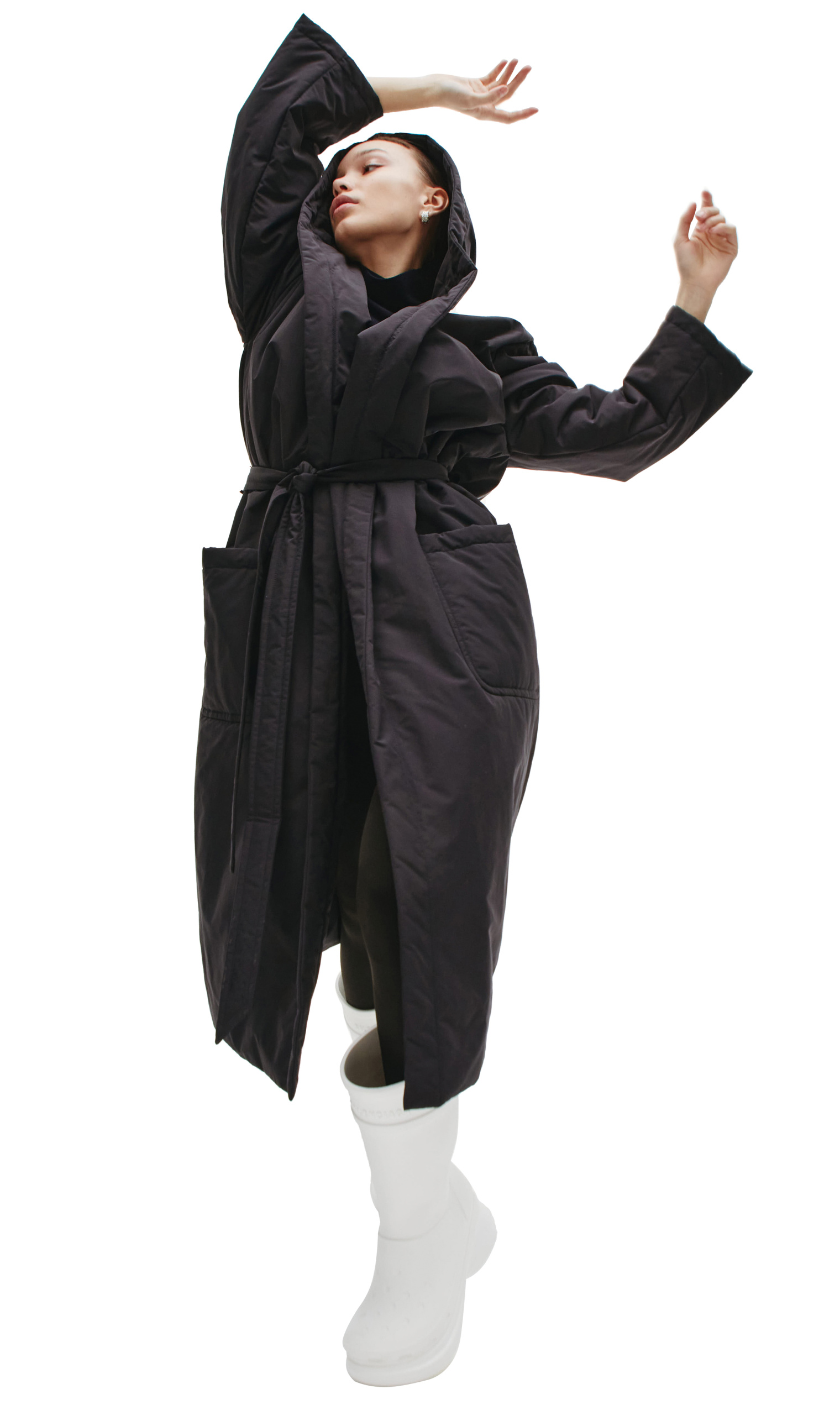 Balenciaga Insulated bathrobe coat