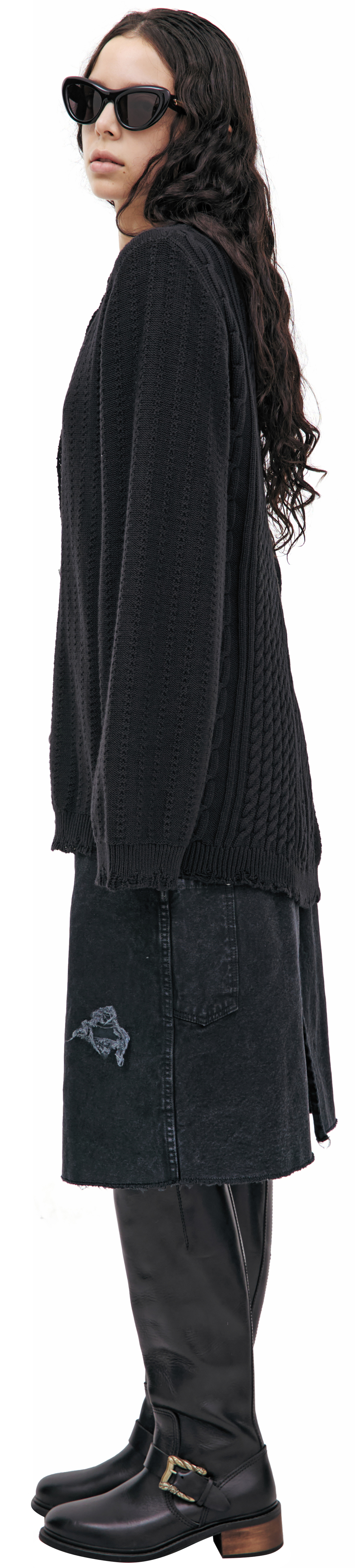Enfants Riches Déprimés Knitted cardigan with buttons