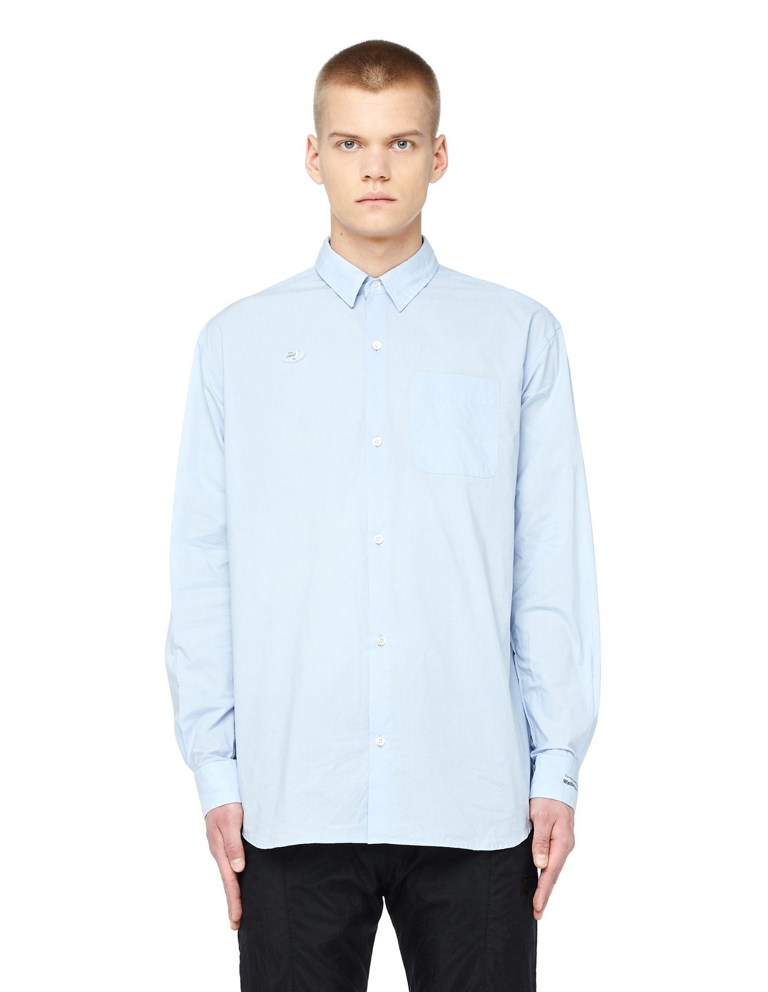 Undercover \'Seagull\' patch regular fit cotton shirt