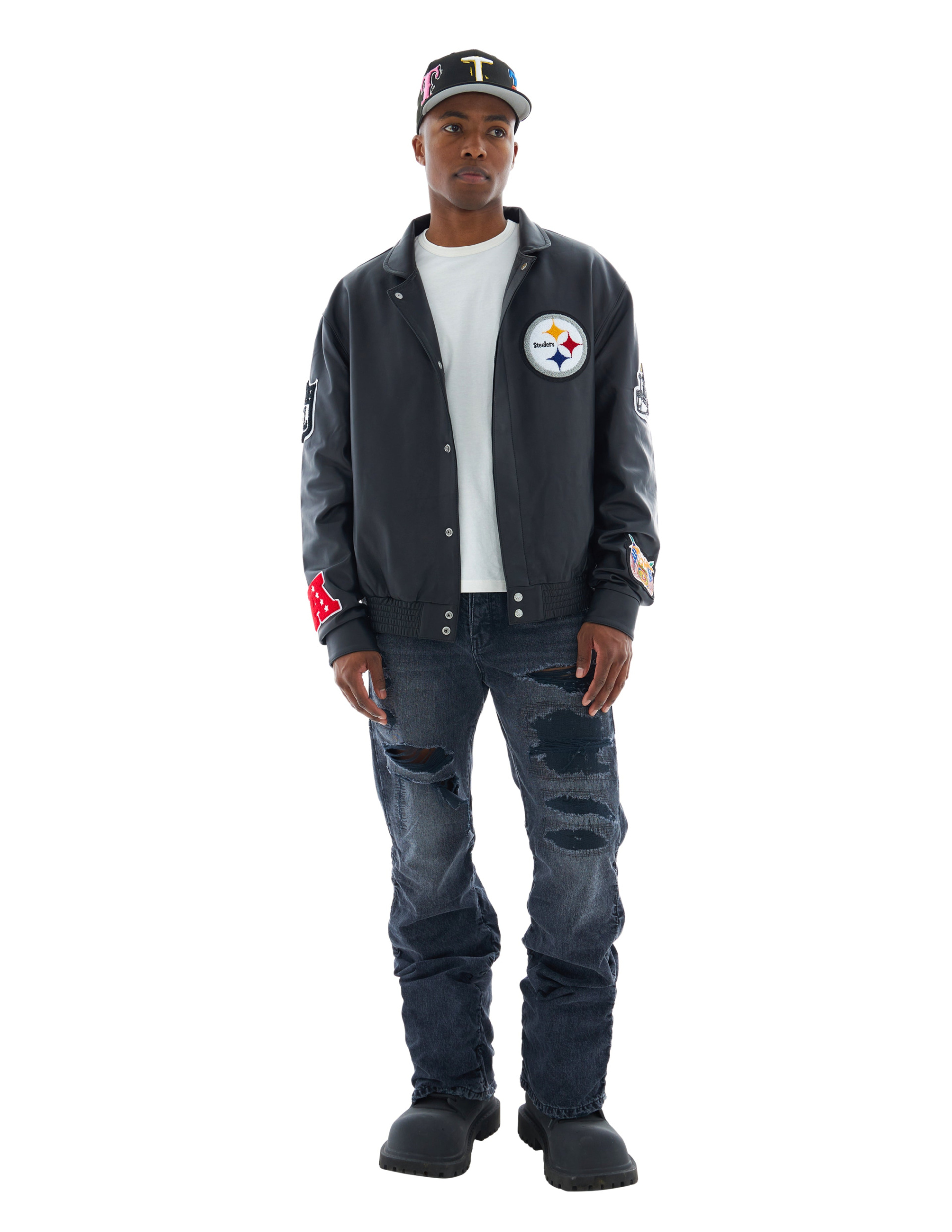 Jeff Hamilton Steelers Bomber Jacket