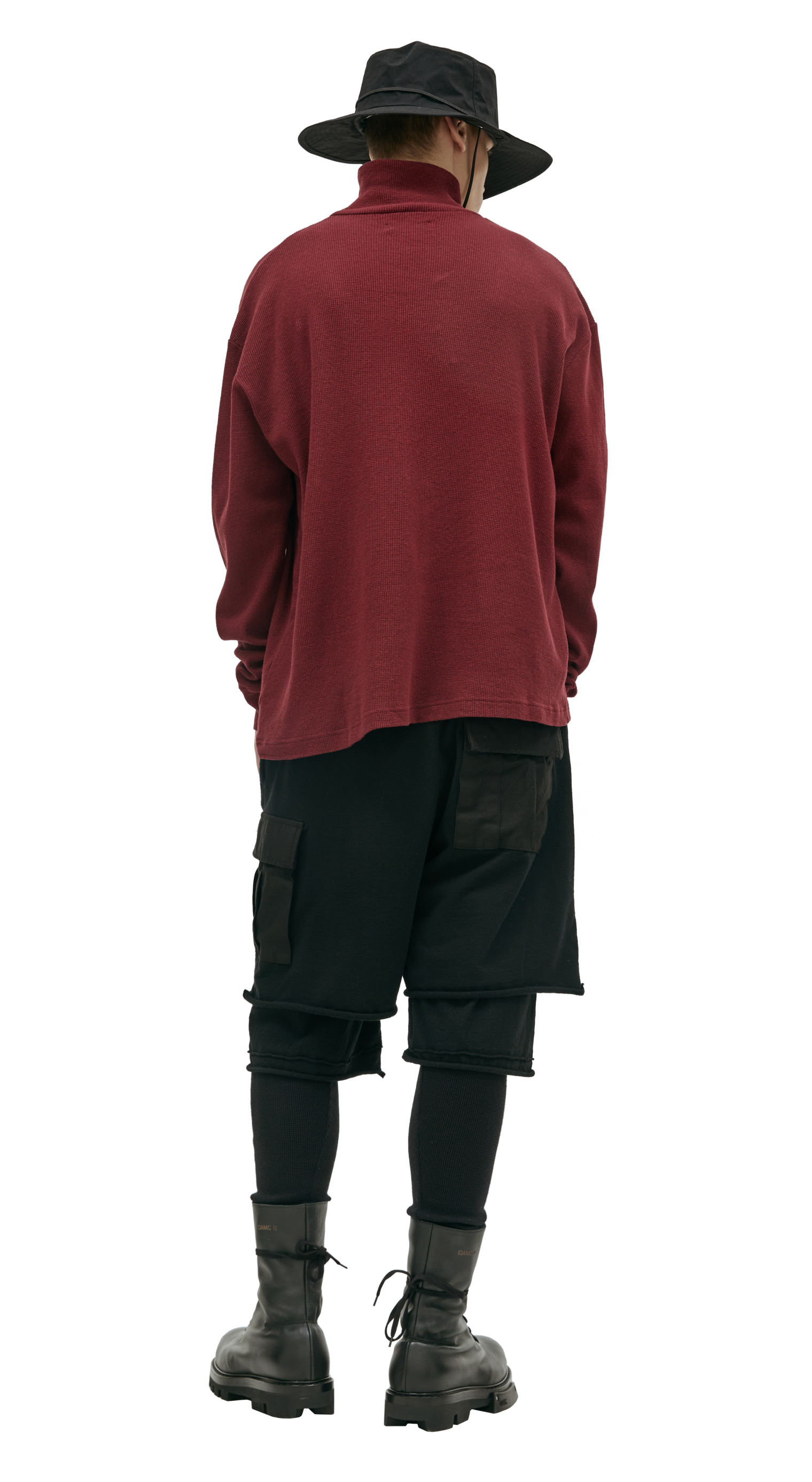 Undercover Waffle knit cotton turtleneck