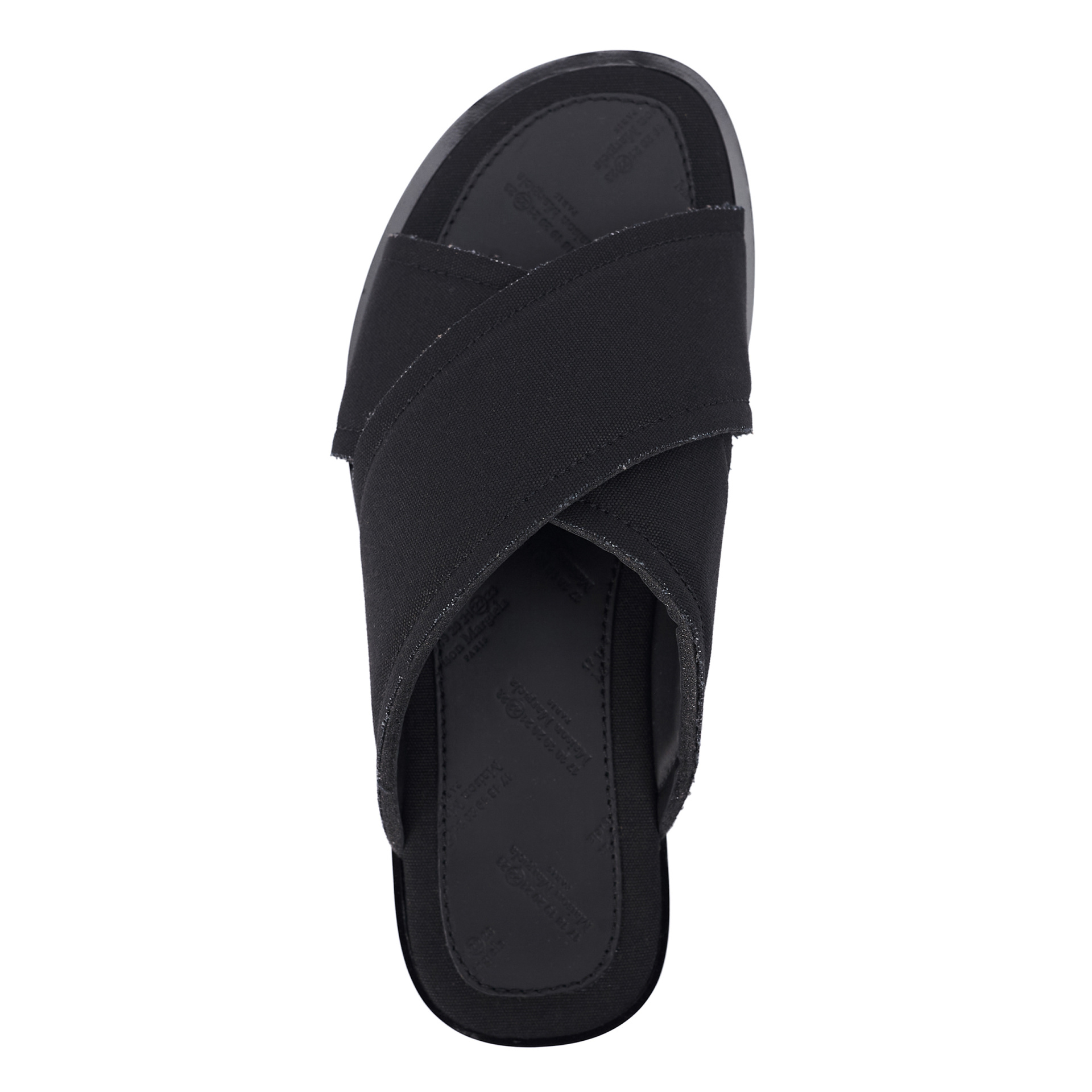 Maison Margiela Black Canvas Sandals