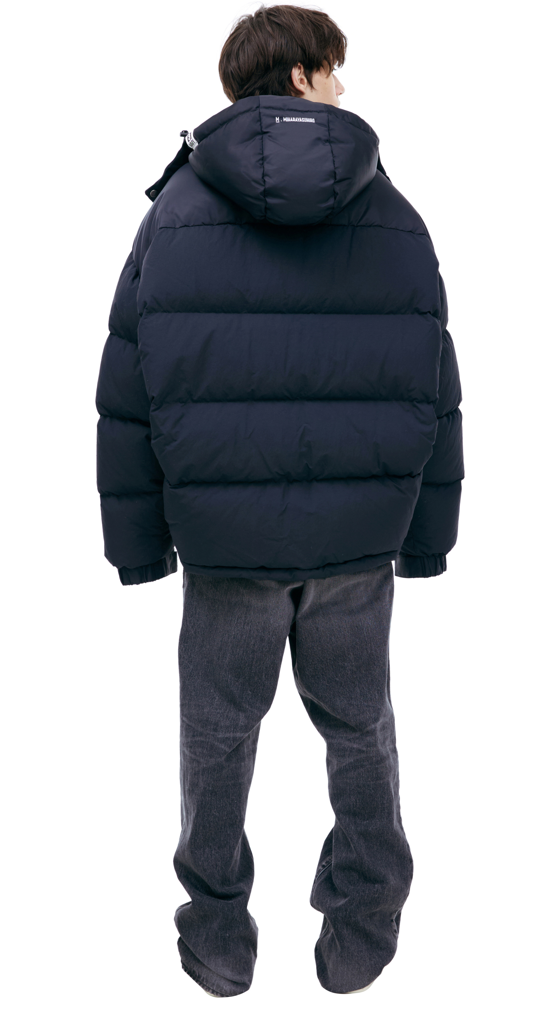 Maison Mihara Yasuhiro Oversize down jacket with logo
