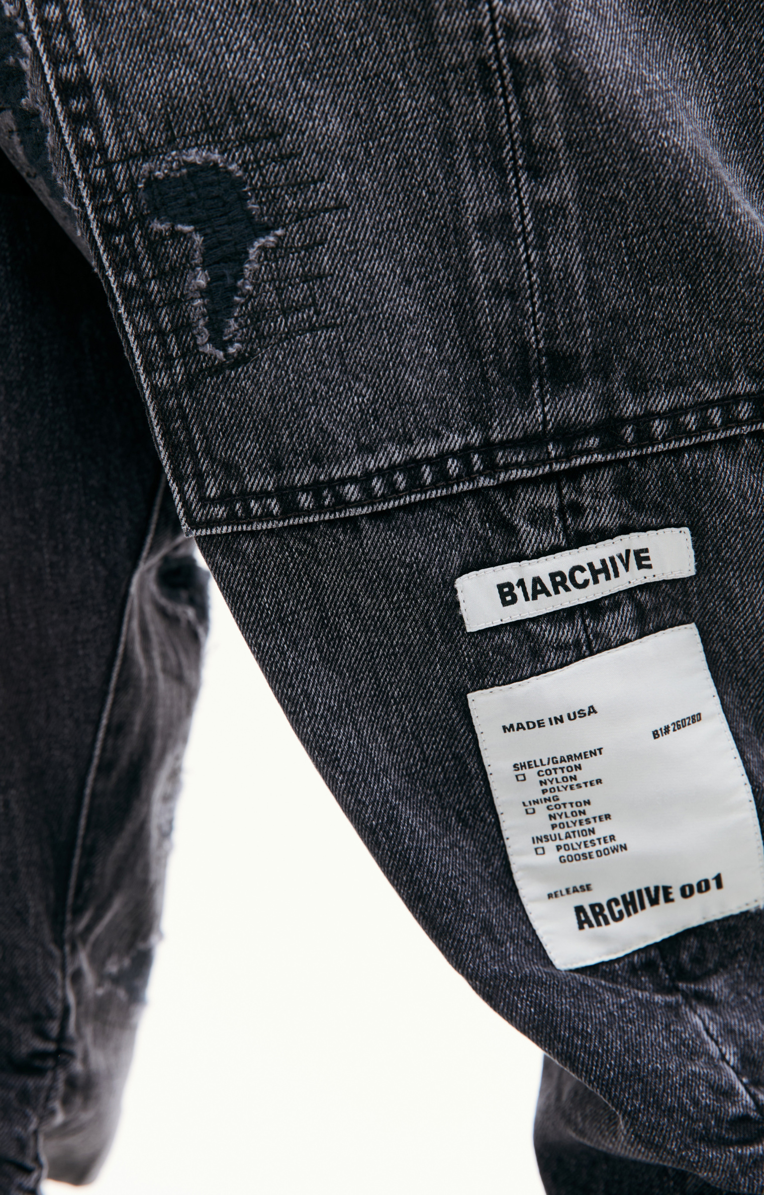 B1ARCHIVE Grey jeans B51