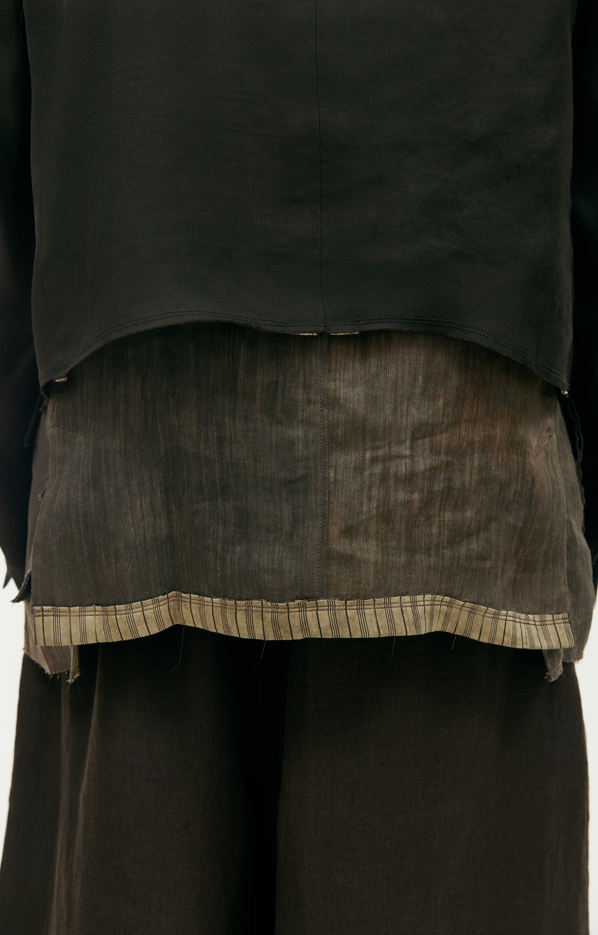 Ziggy Chen Layered blazer on buttons