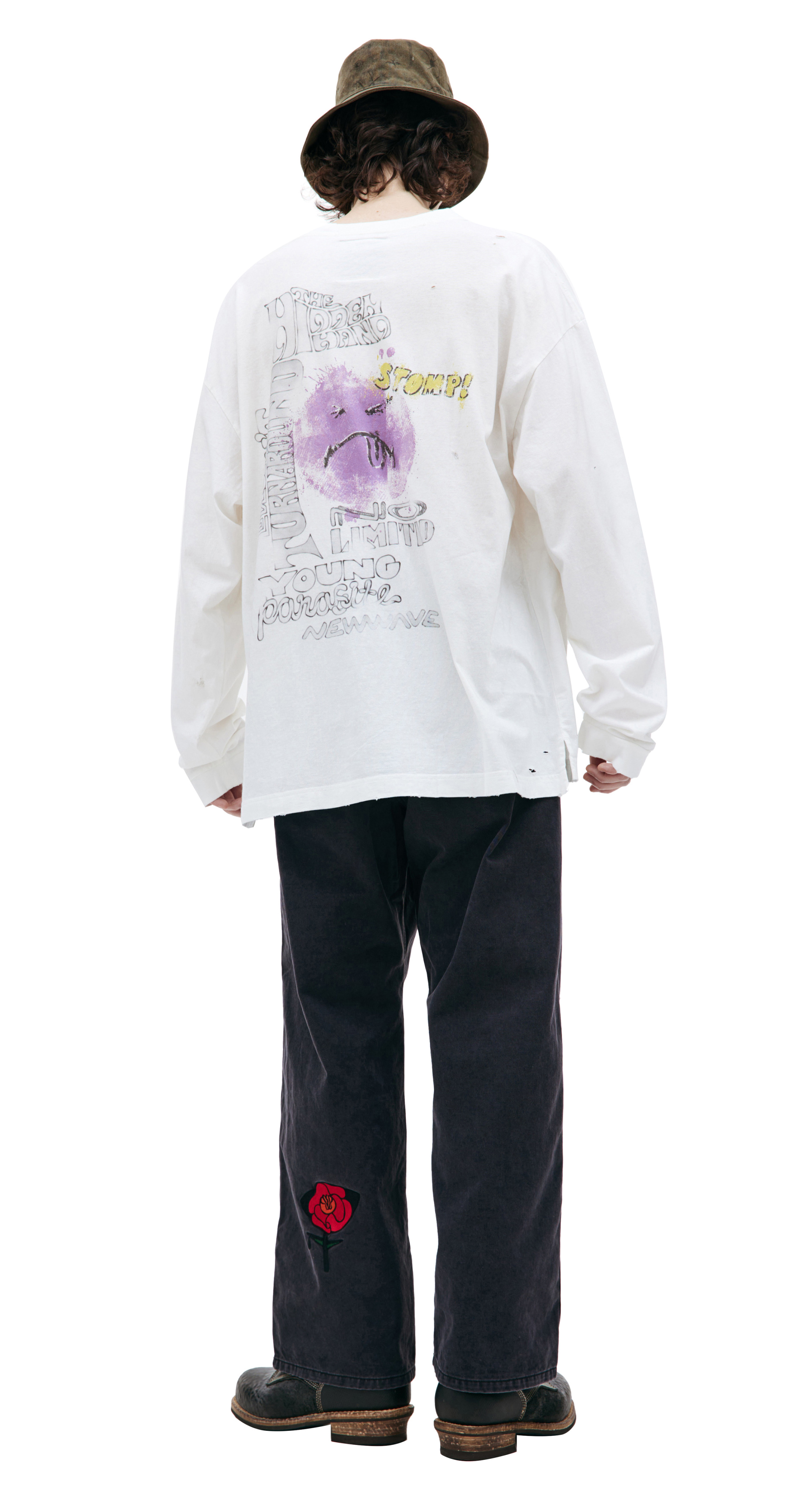 Maison Mihara Yasuhiro Printed cotton longsleeve