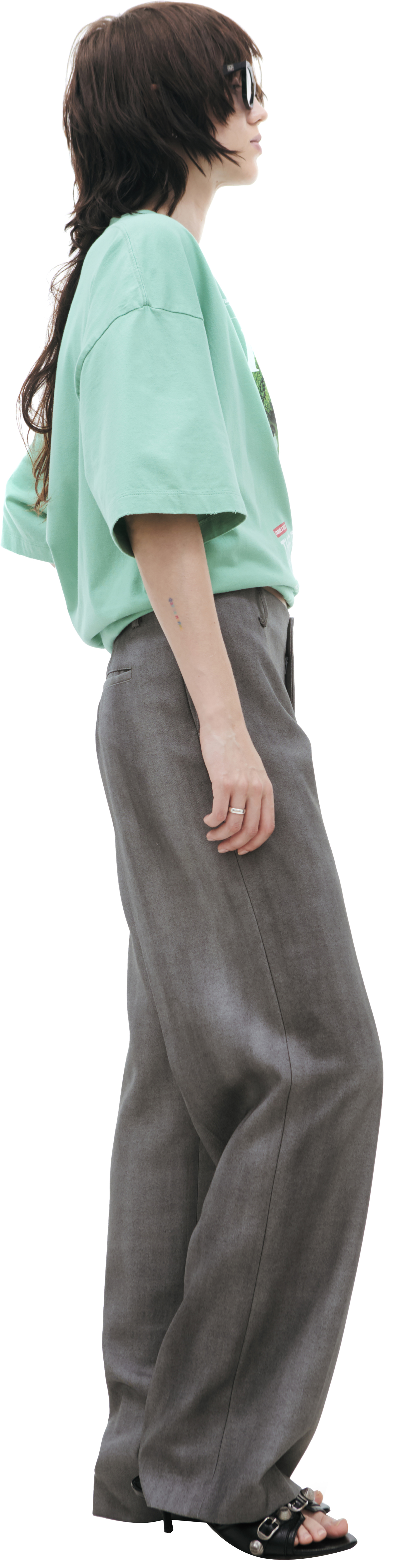 Doublet FADED SPRAY-DYE trousers