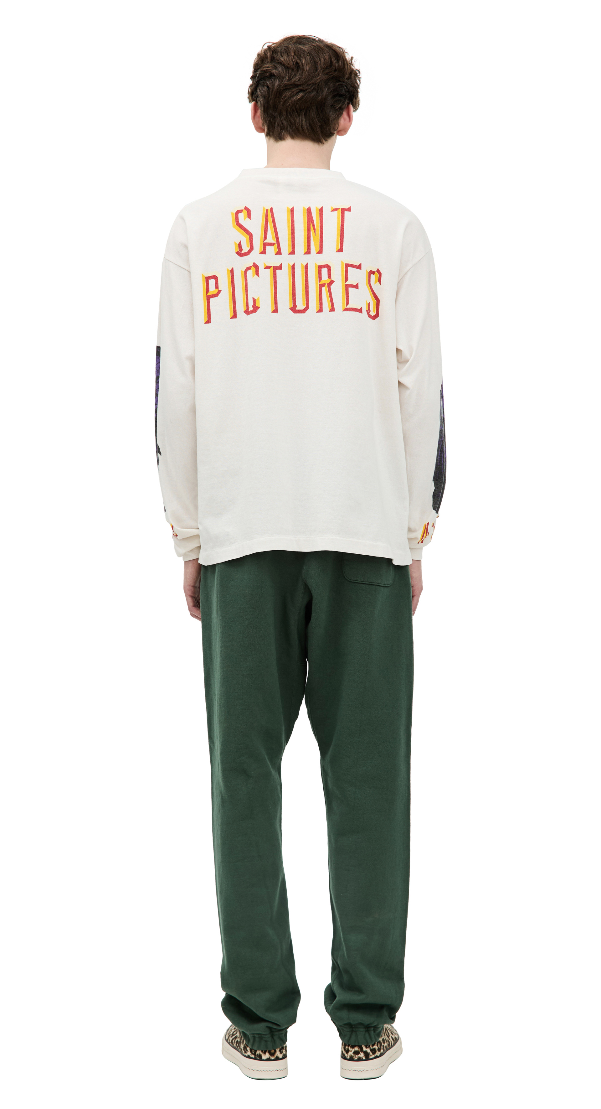 Saint Mxxxxxx Green logo sweatpants