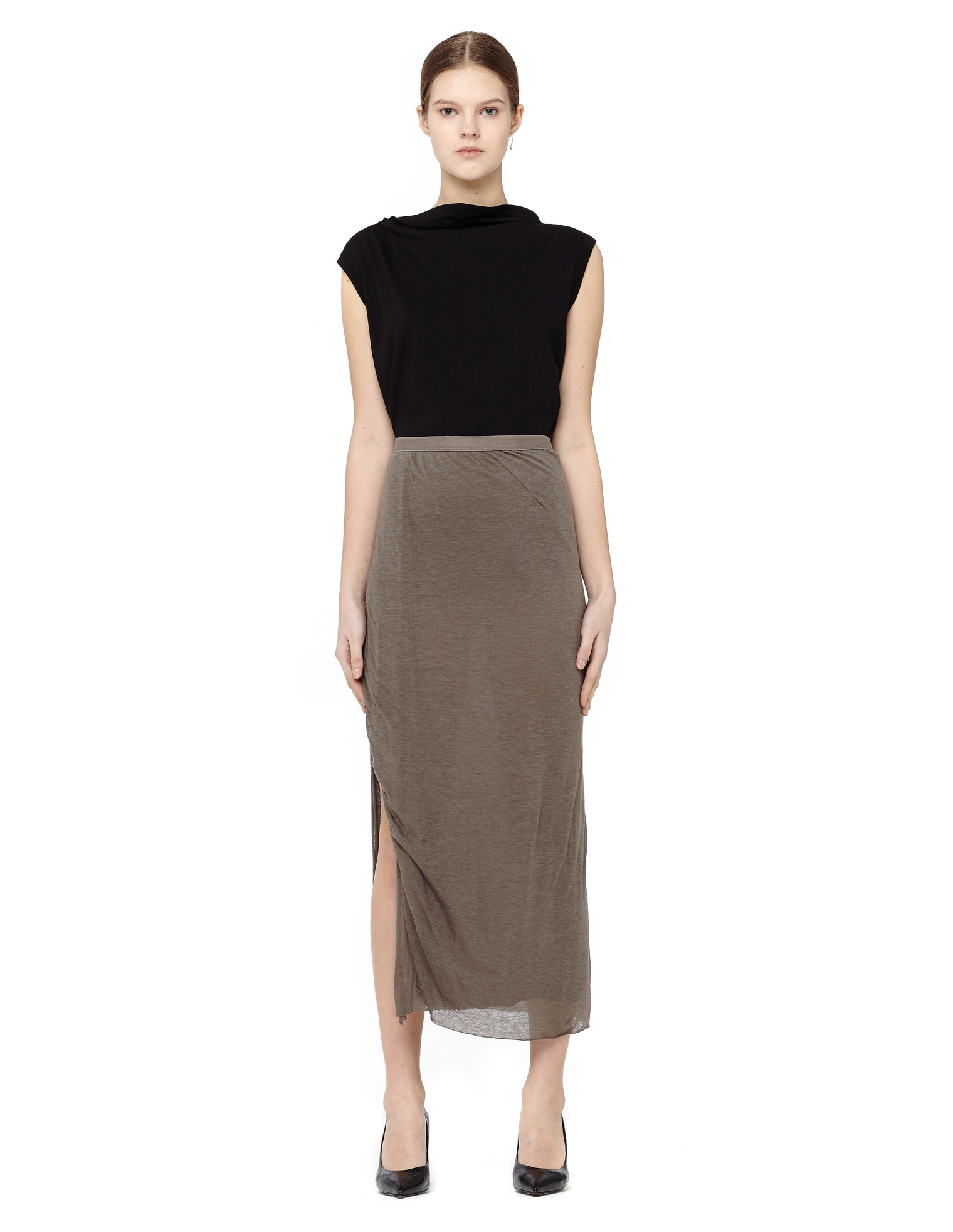 Rick Owens Lilies Юбка с драпировкой
