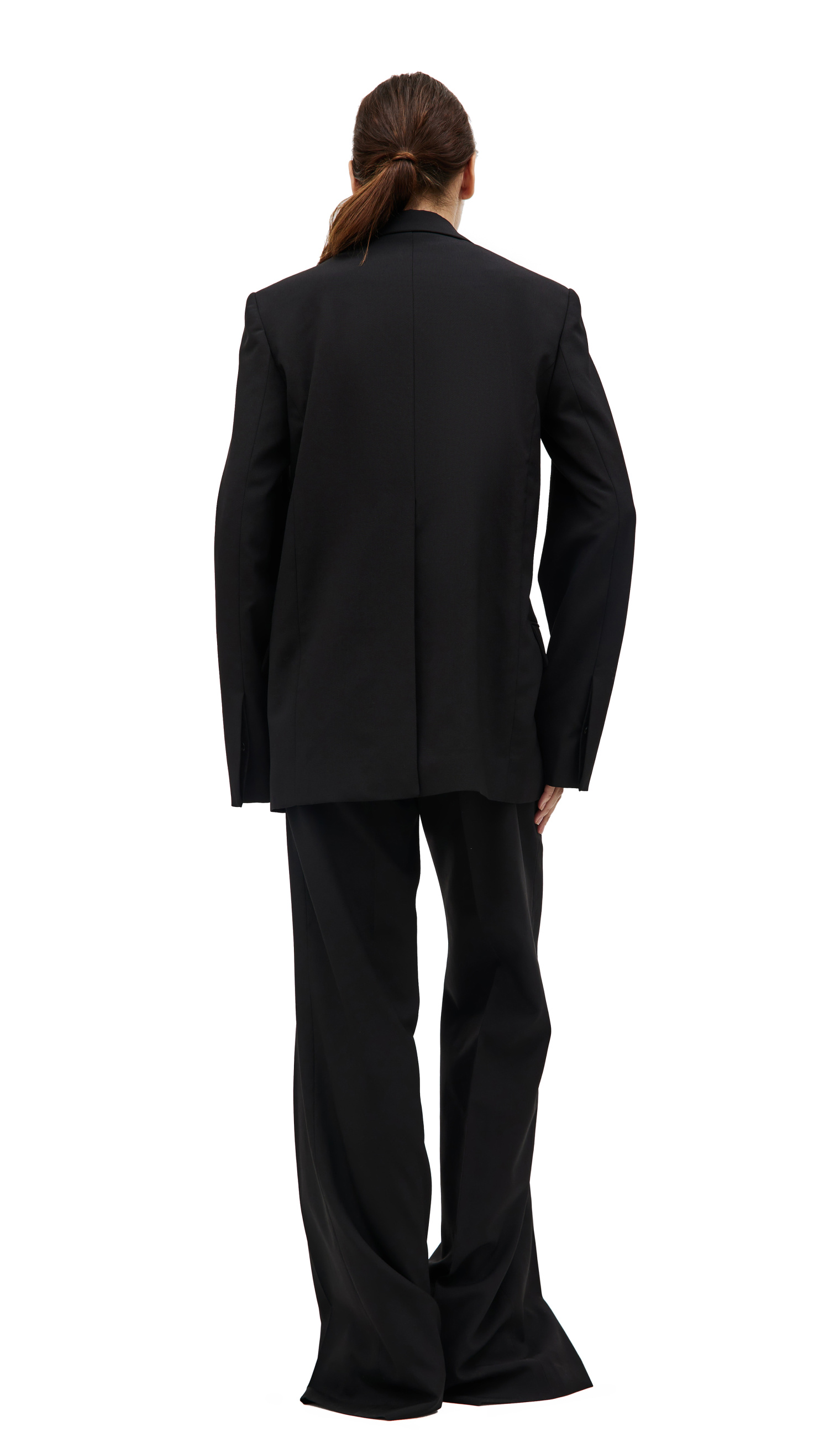 QUIRA Black wool blazer