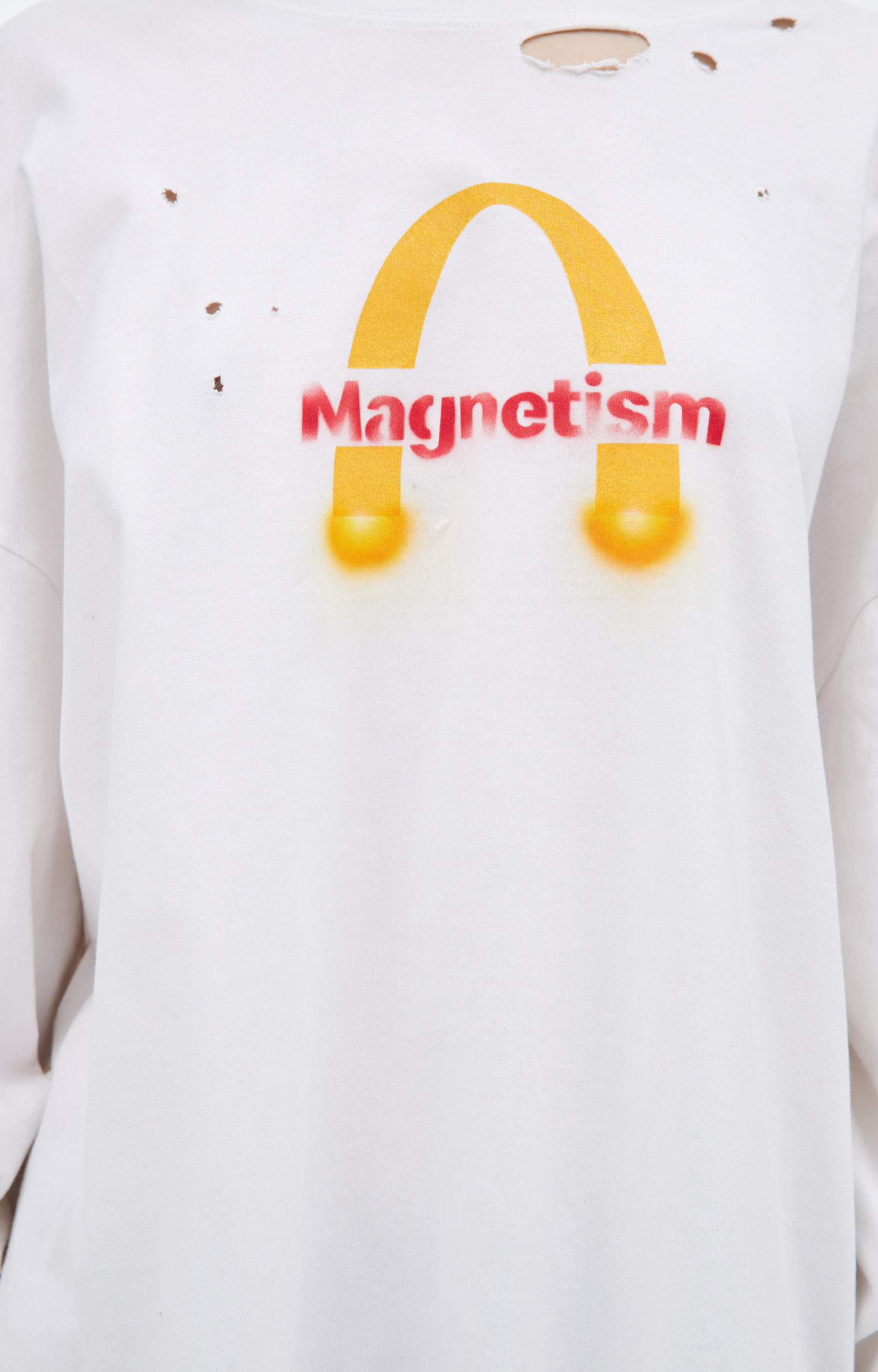 Doublet Лонгслив с принтом \'Magnetism\'