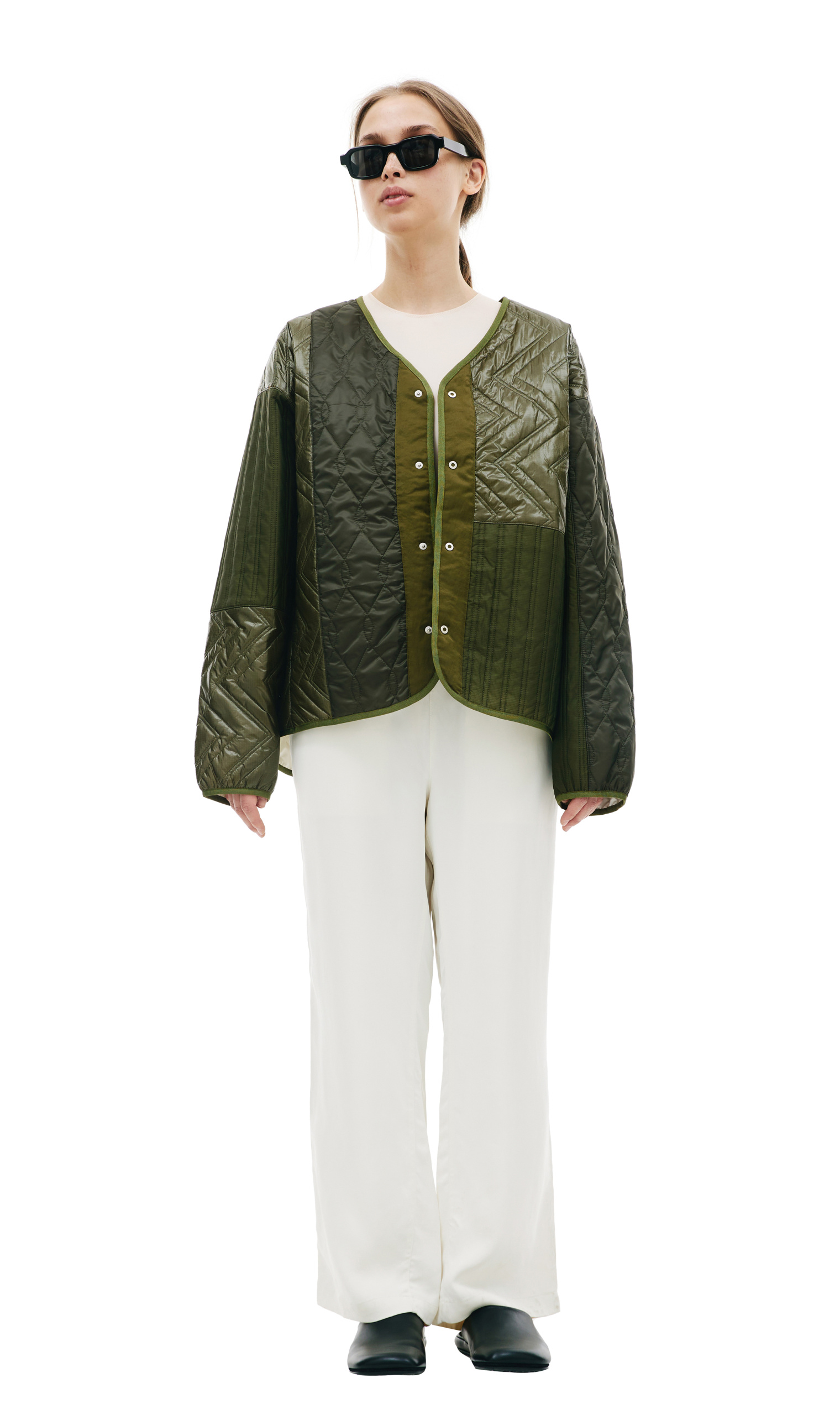 KIMMY Green quilted jacket