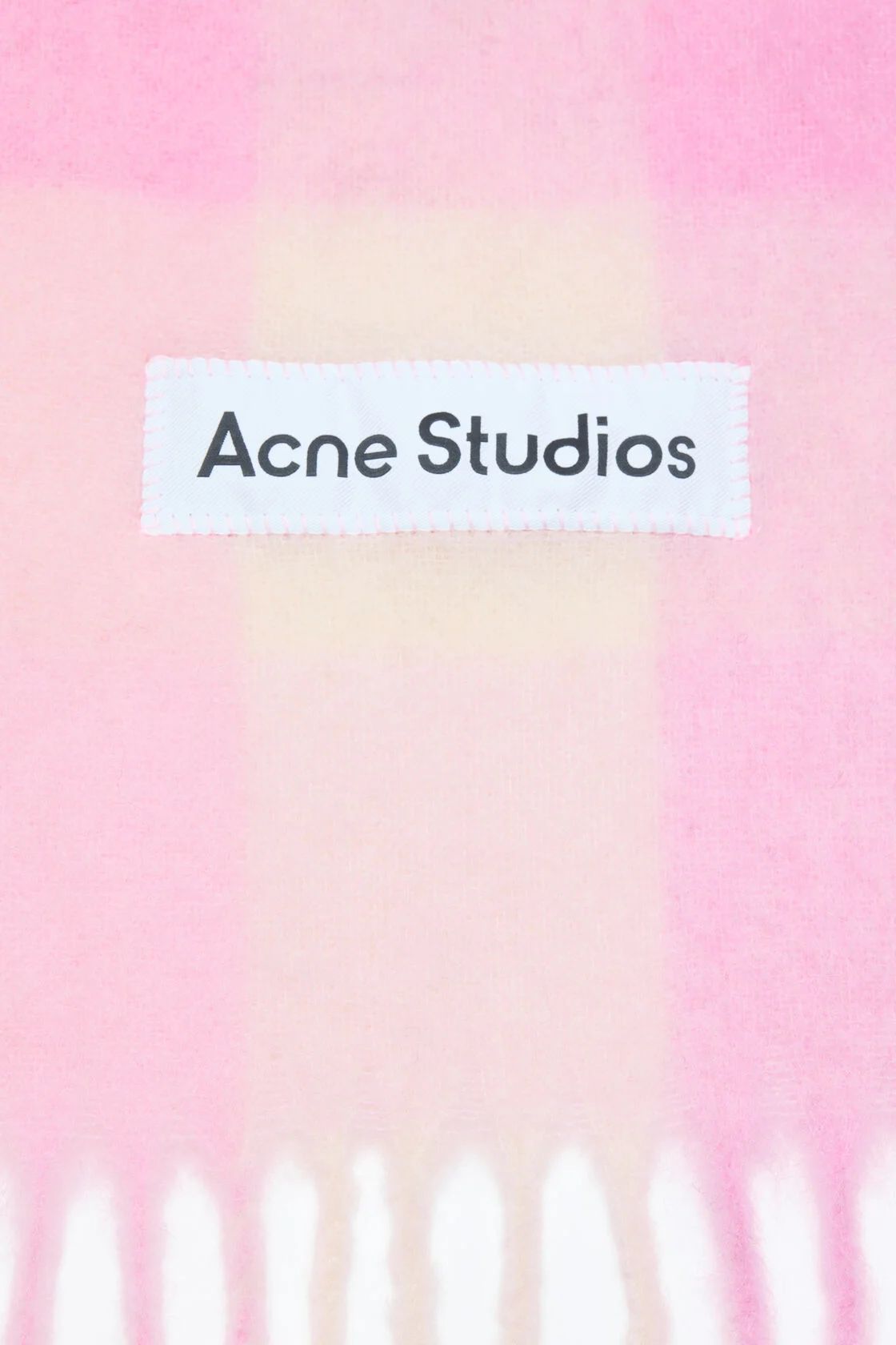 Acne Studios Mohair Checked Scarf