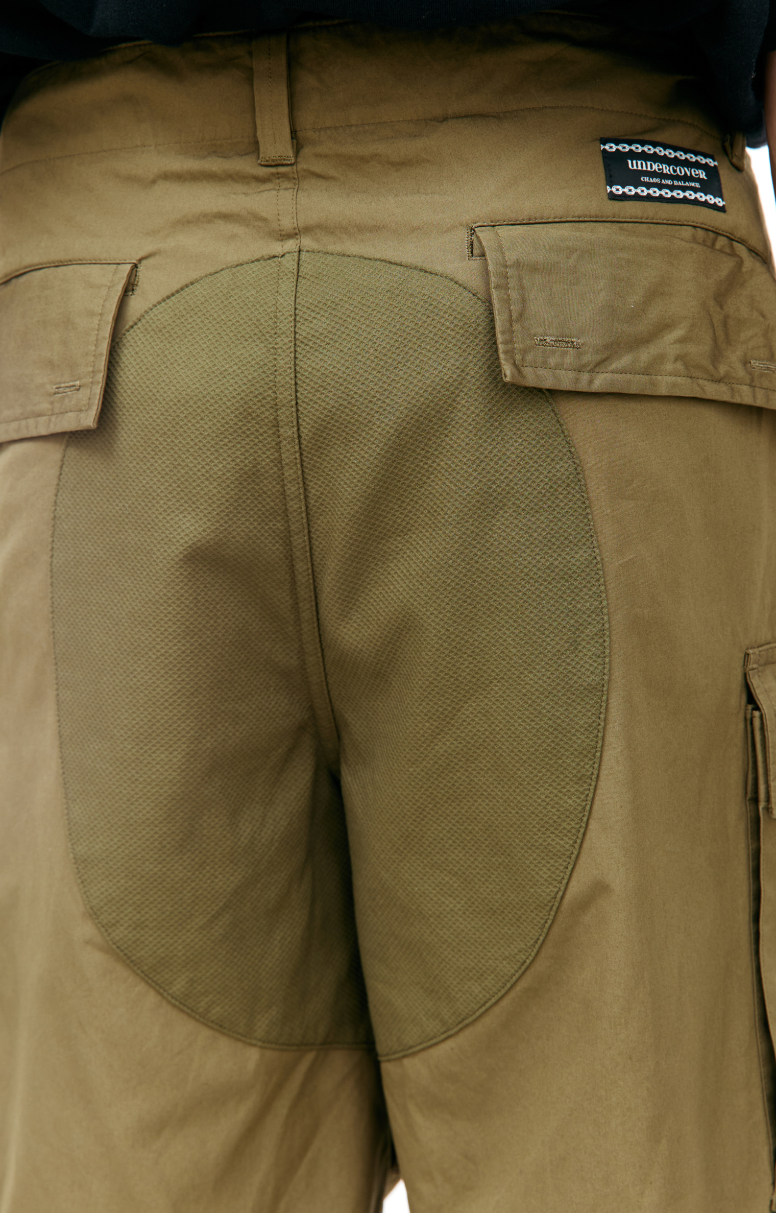 Undercover Khaki cargo shorts